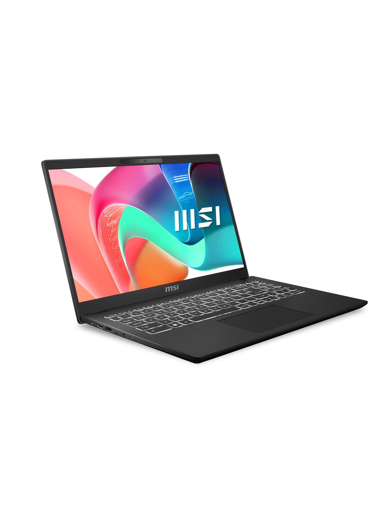  image of msi-modern-intel-core-5-16gb-ram-512gb-ssd-156in-black