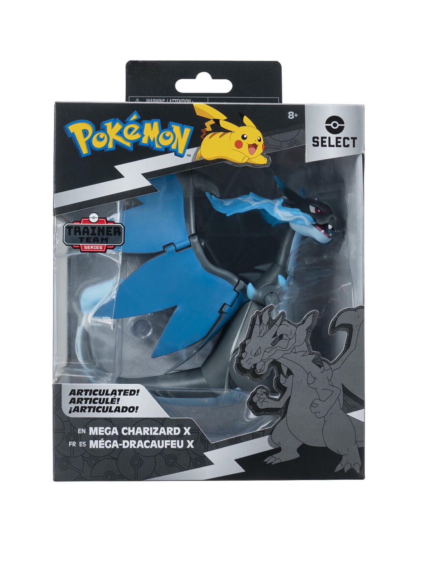 Image 1 of 7 of Pokemon PKW - Select 6" Super-Articulated Figure (Mega-Charizard X) W9 (US Target Exclusive)