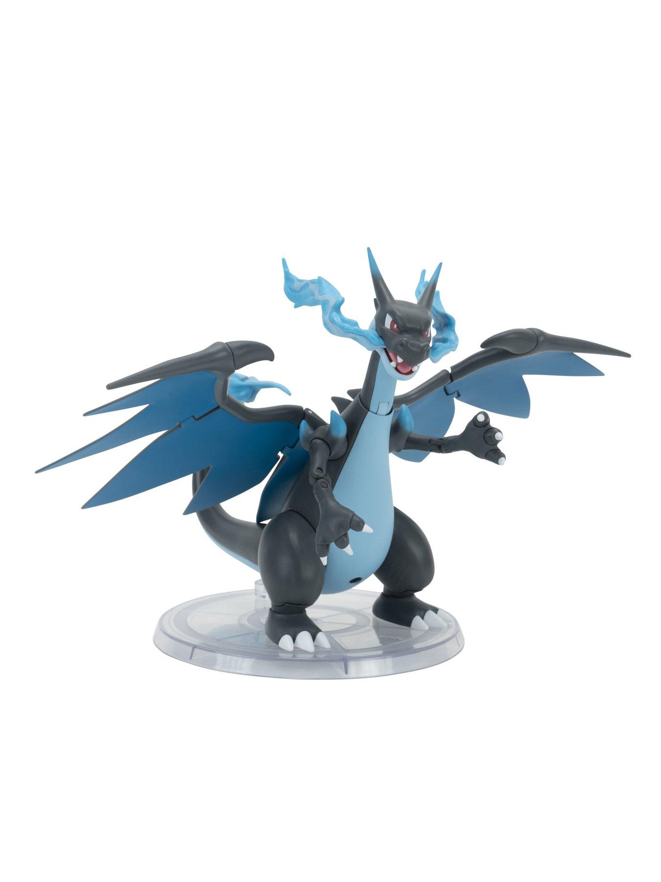 Image 2 of 7 of Pokemon PKW - Select 6" Super-Articulated Figure (Mega-Charizard X) W9 (US Target Exclusive)