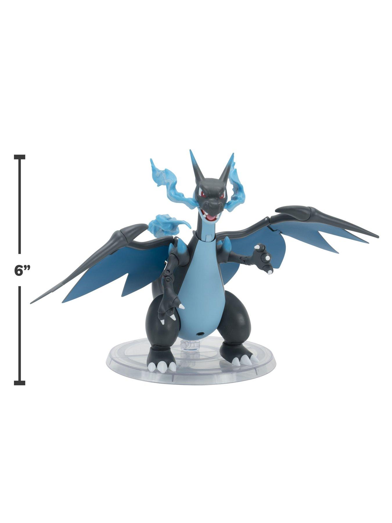 Image 6 of 7 of Pokemon PKW - Select 6" Super-Articulated Figure (Mega-Charizard X) W9 (US Target Exclusive)