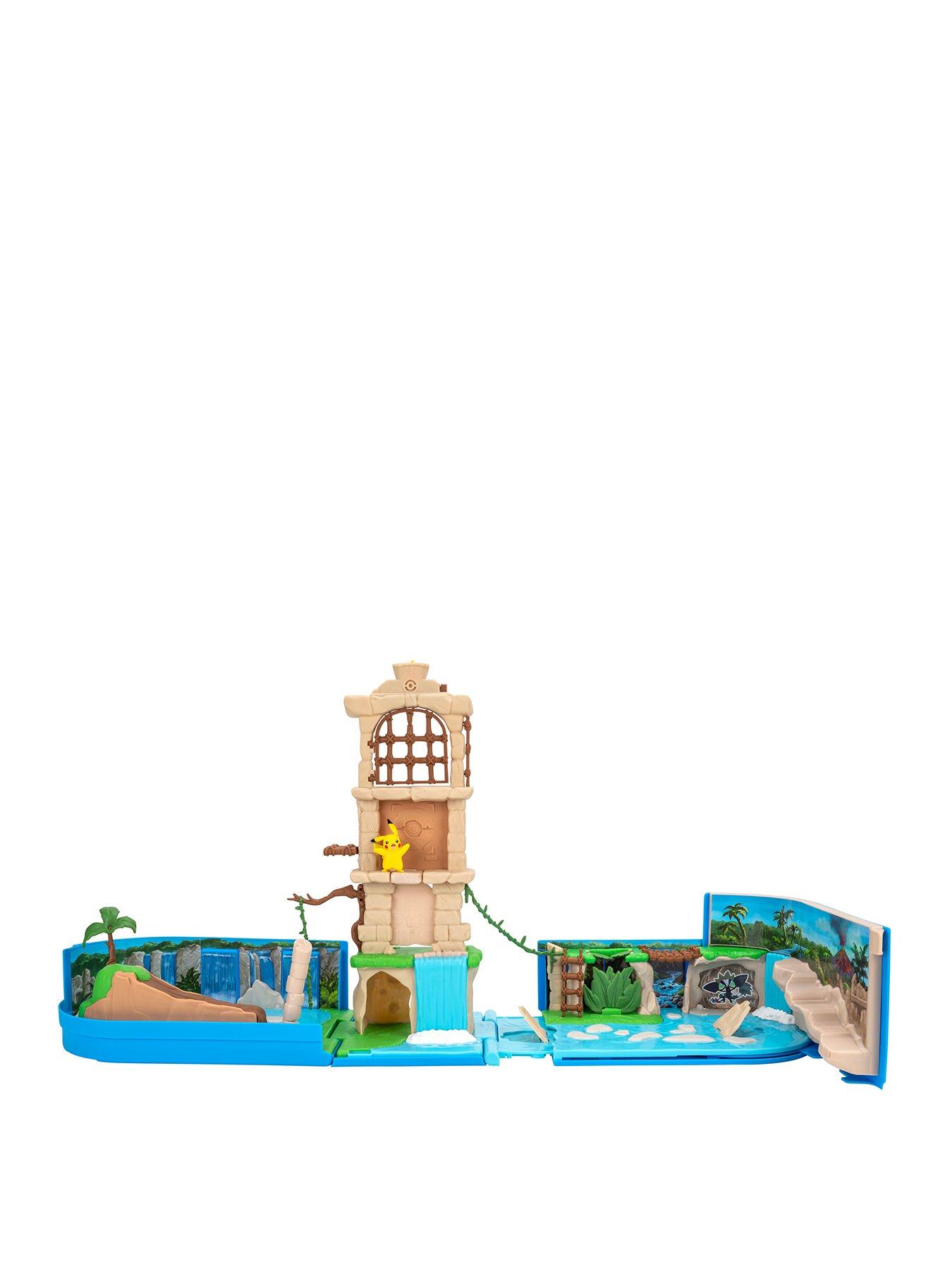 Pokemon Carry Case Battle Ruins Playset - Portable Transforming Backpack Playset