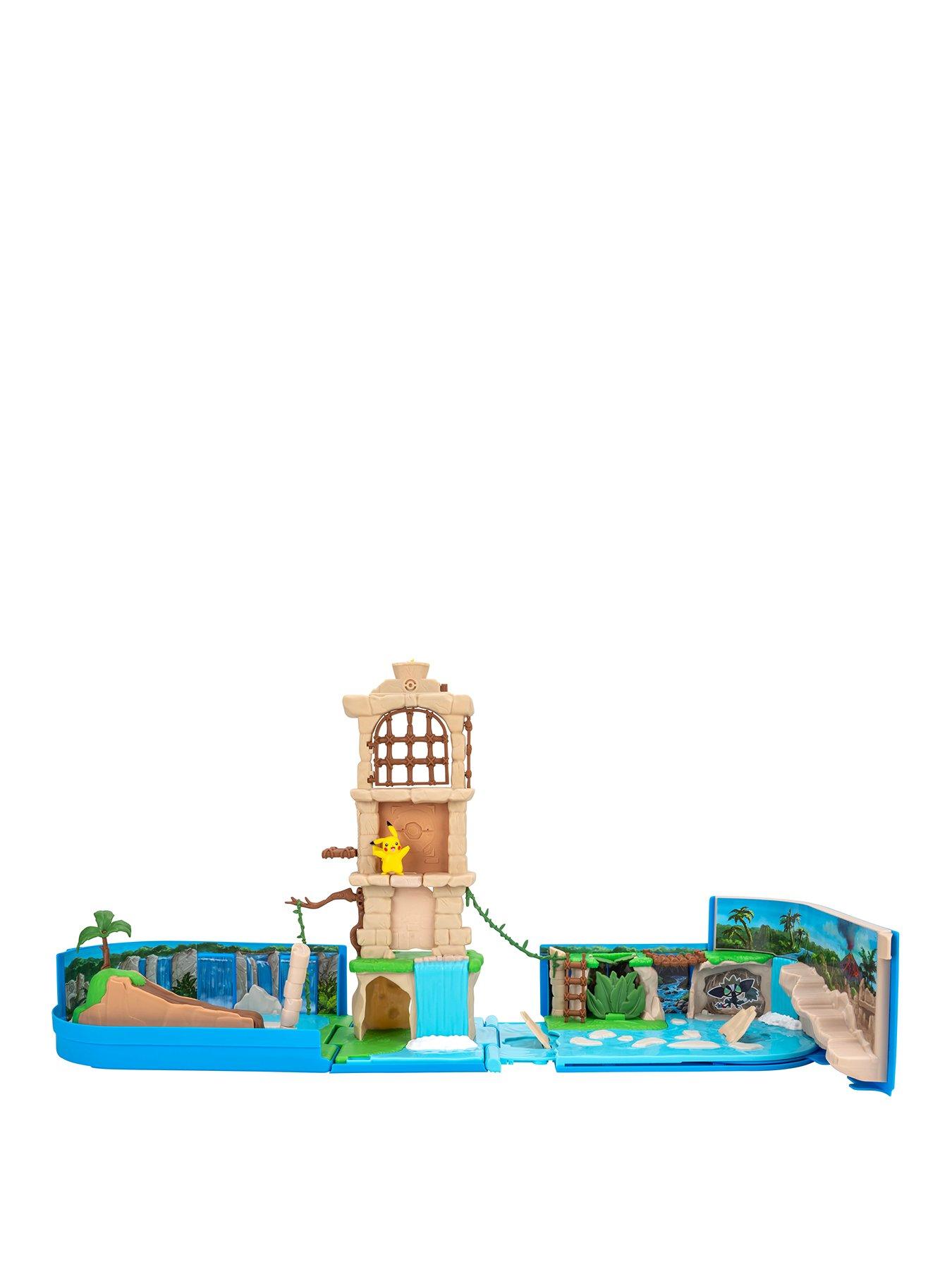 Image 1 of 8 of Pokemon Carry Case Battle Ruins Playset - Portable Transforming Backpack Playset