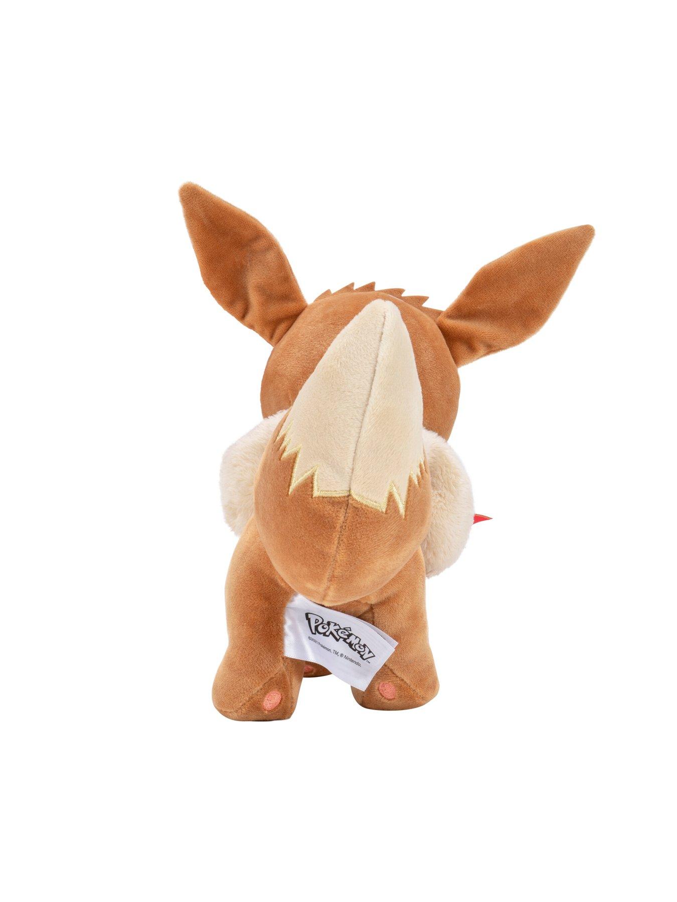  image of pokemon-eevee-8-inch-plush-with-holiday-bow