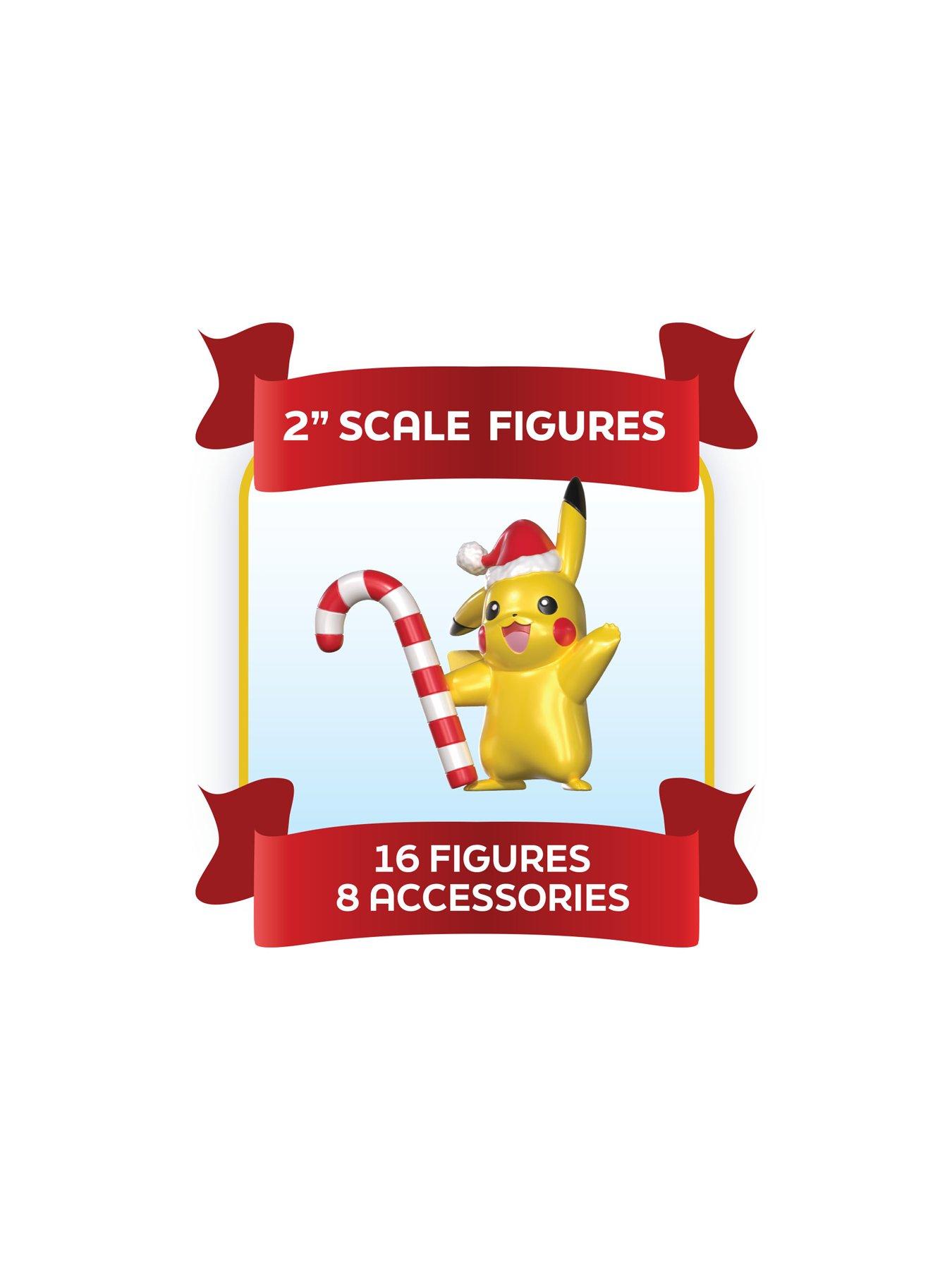  image of pokemon-pokeacutemon-holiday-calendar-2025-features-16-2-inch-battle-figures-with-special-finish-and-eight-unique-accessories