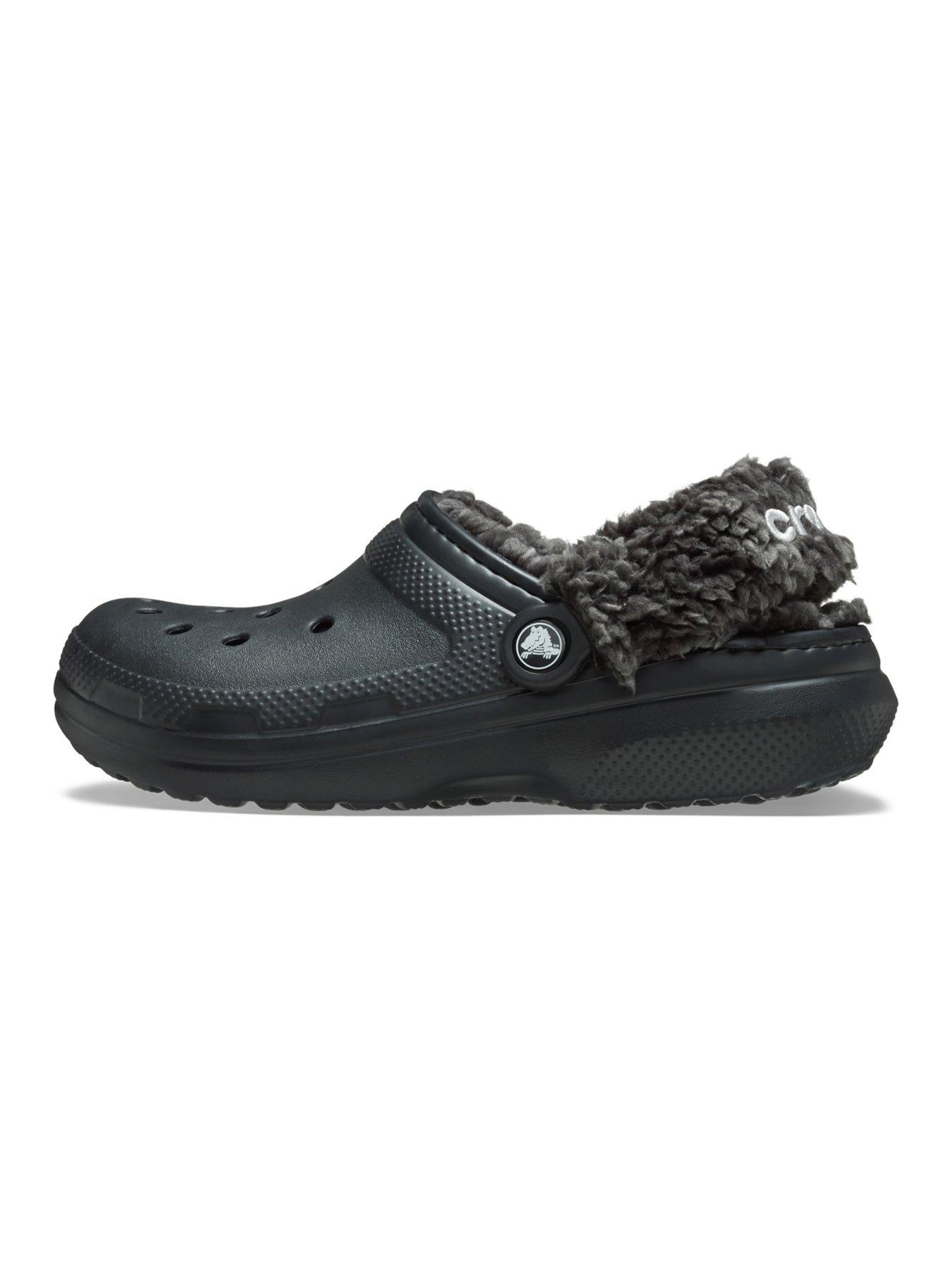Image 7 of 7 of Crocs Mens Classic Fleece Lined Clog - Black