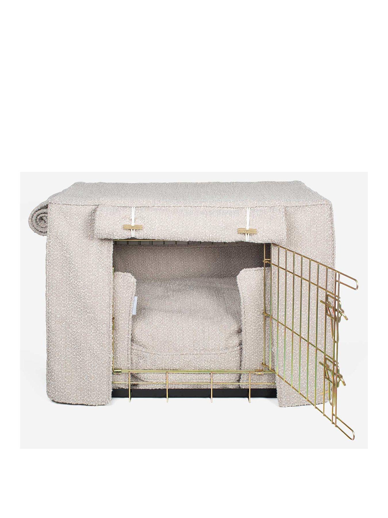Image 2 of 3 of Lords and Labradors L&amp;L Full Crate Set Mink Boucle&nbsp;Gold Crate