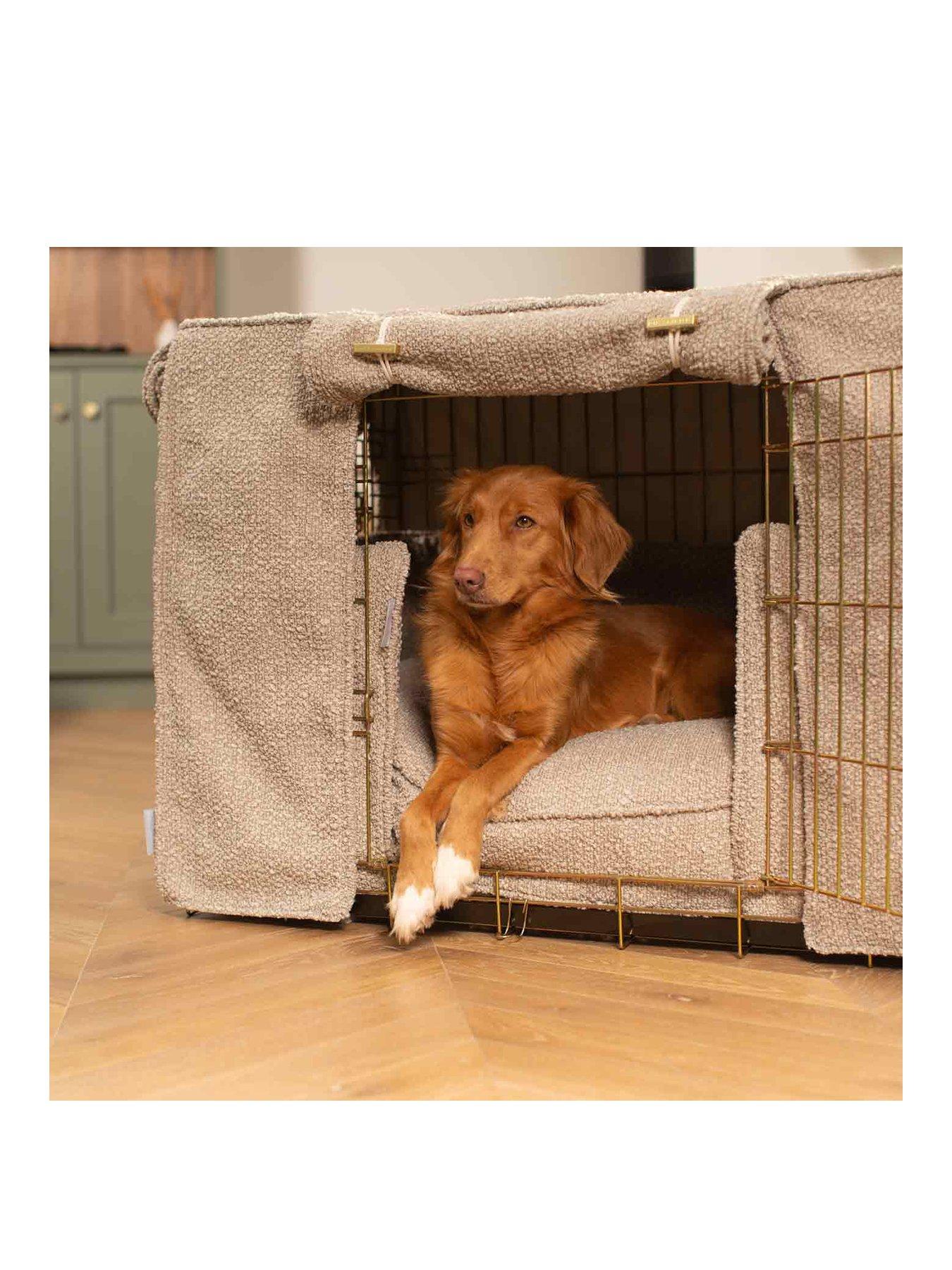 Image 3 of 3 of Lords and Labradors L&amp;L Full Crate Set Mink Boucle&nbsp;Gold Crate