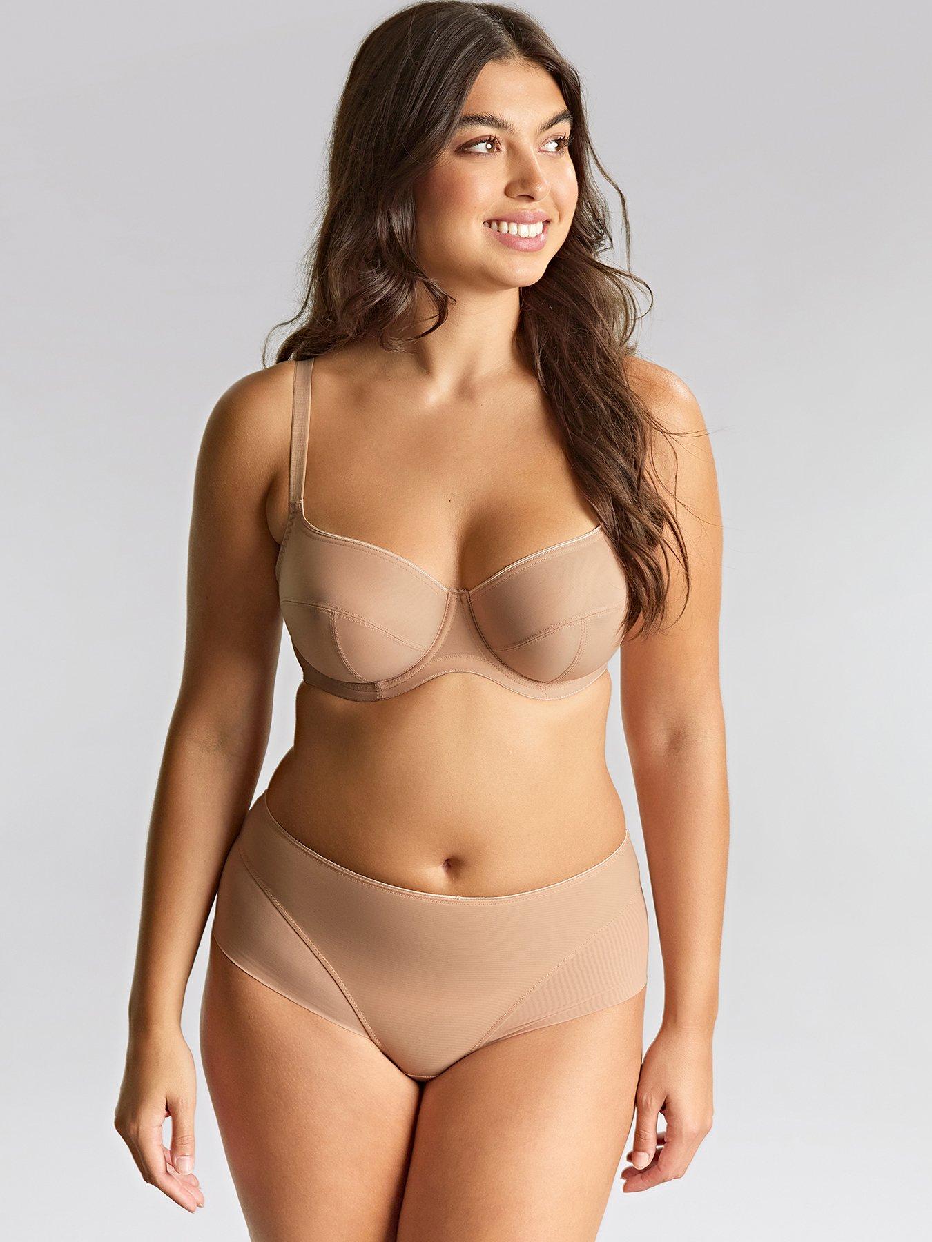 front image of panache-panache-tango-essence-honey-balcony-bra-honey