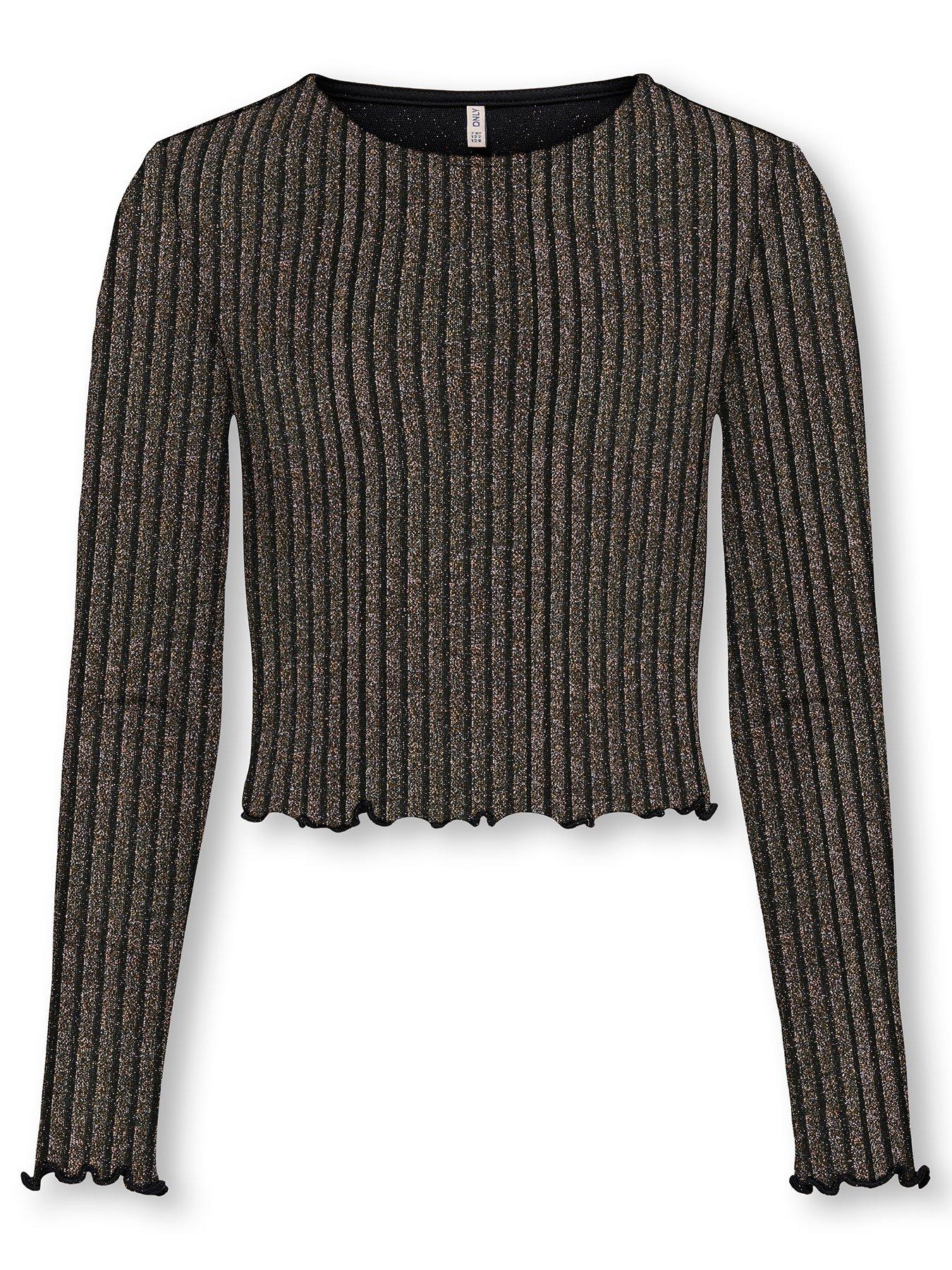 only-kids-girls-glitter-long-sleeve-top-black