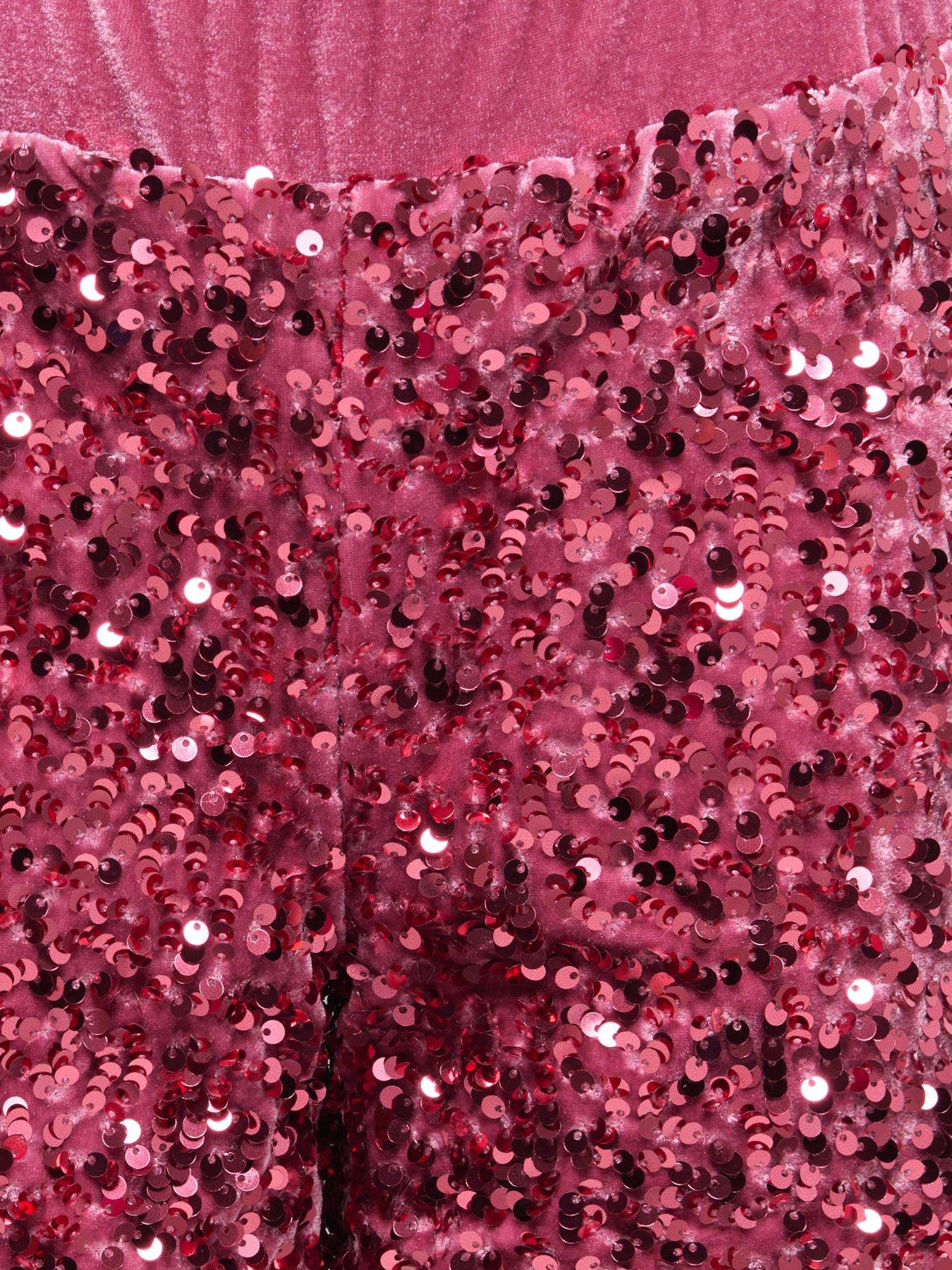  image of only-kids-girls-sequin-shorts-pink