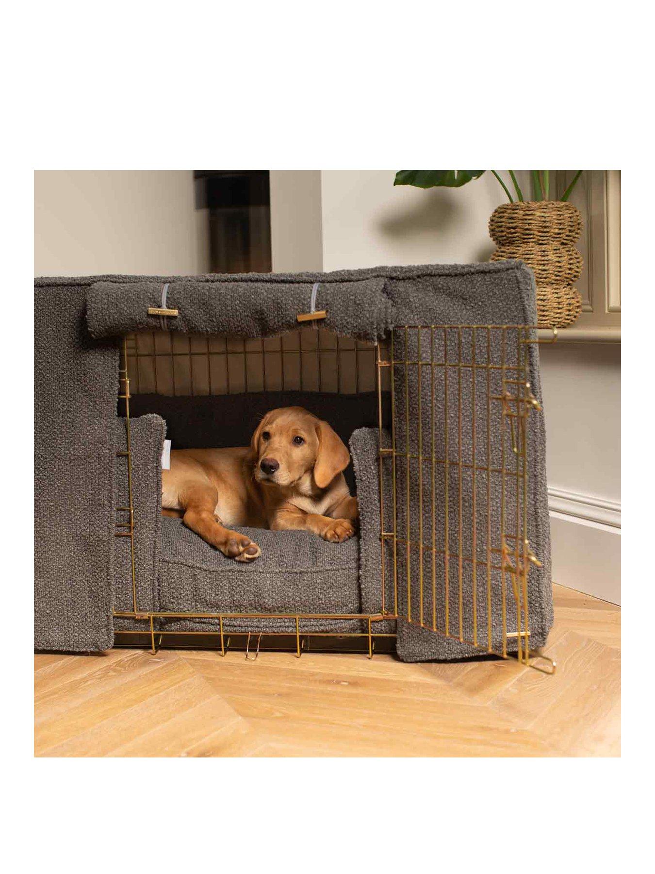 Image 3 of 3 of Lords and Labradors L&L Full Crate Set Granite Boucle XL Gold Crate