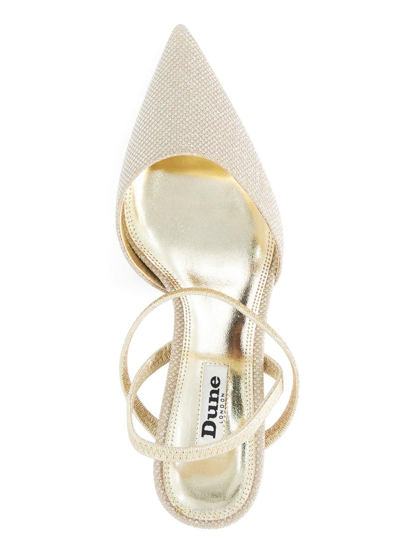Image 4 of 5 of Dune London Classical Stiletto Heeled Courts - Gold