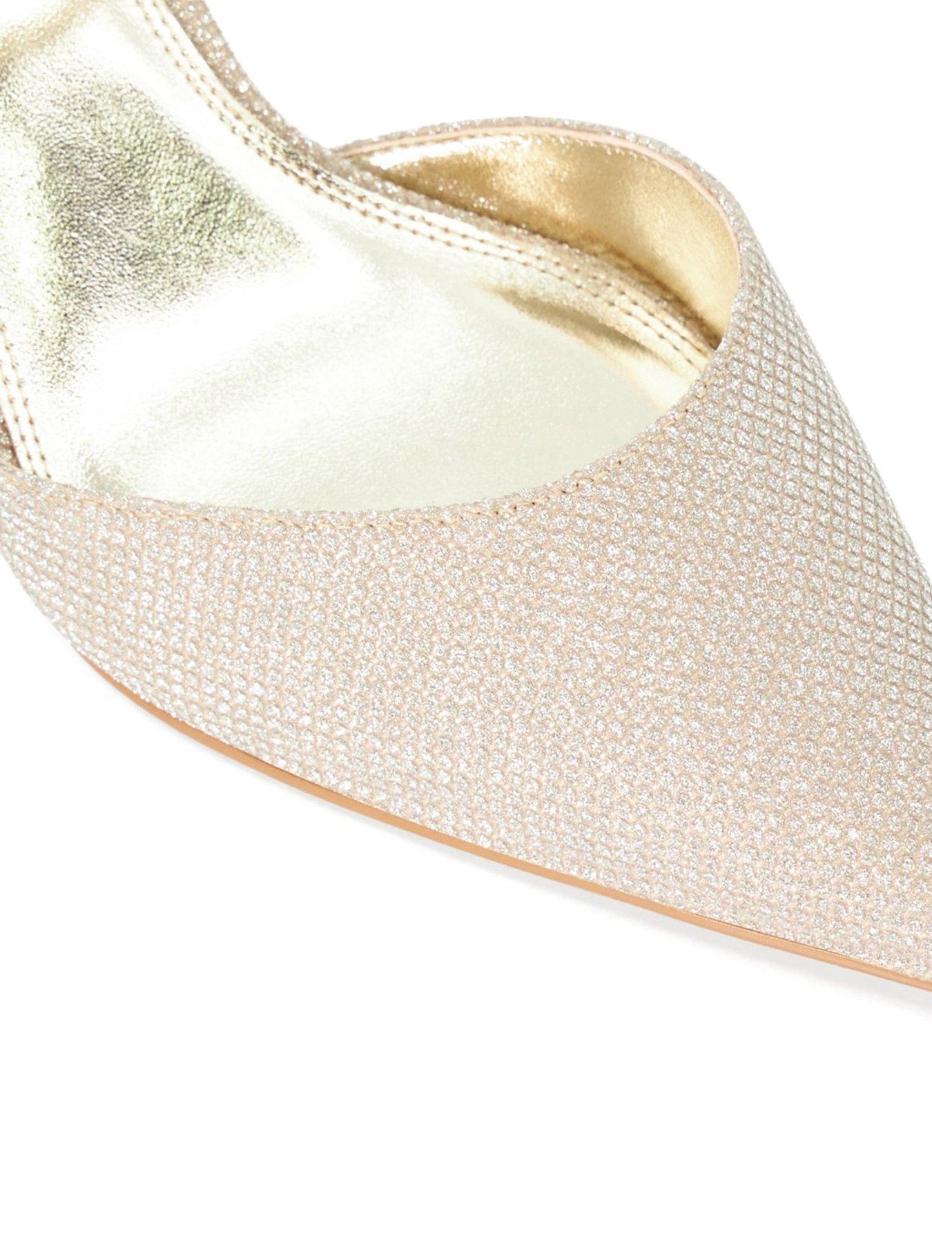 Image 5 of 5 of Dune London Classical Stiletto Heeled Courts - Gold