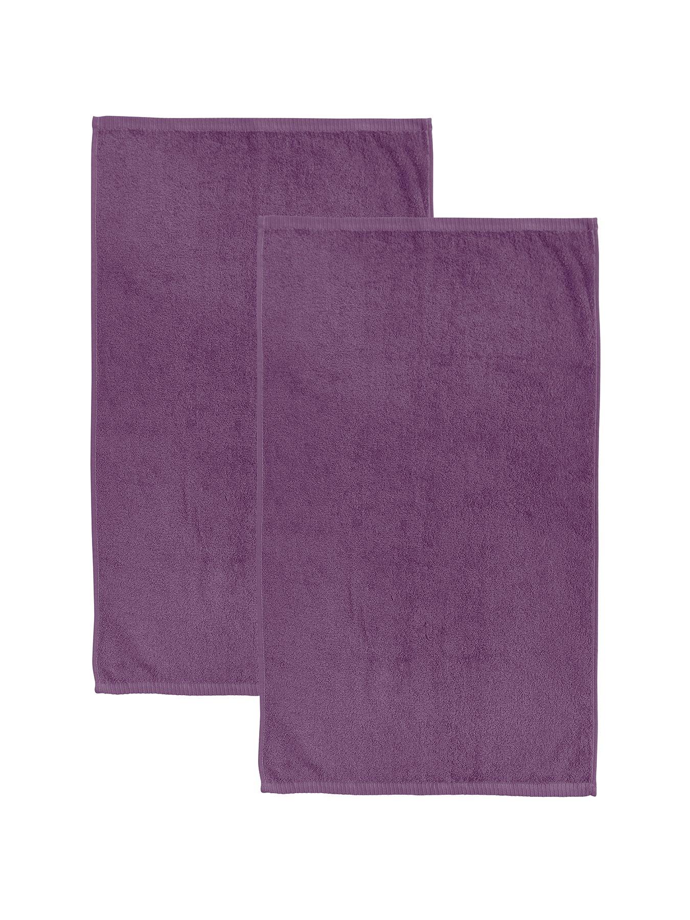 Image 2 of 3 of Catherine Lansfield Quick Dry Bath Sheet Pair