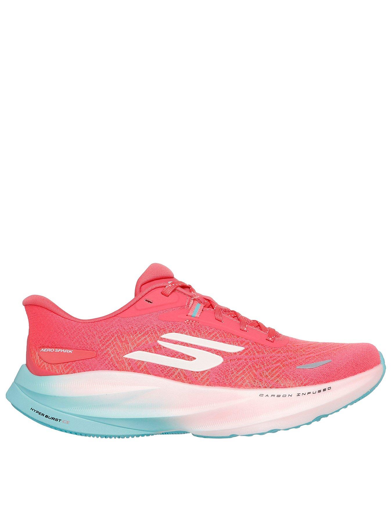 Skechers Skx Aero Spark Arch Fit Running Trainer - Coral
