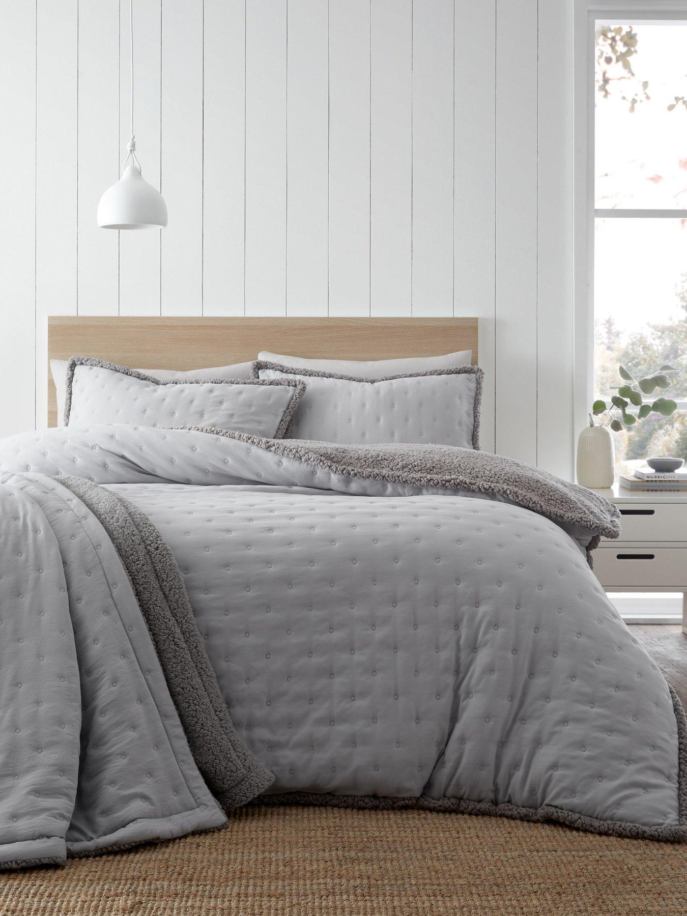 undefined Cosy Nori Sherpa Duvet Set- Single