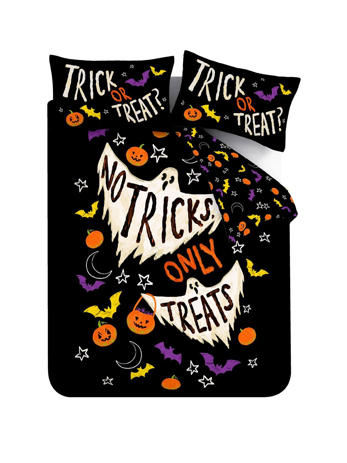 Image 2 of 6 of Catherine Lansfield Halloween Trick Or Treat Duvet Set