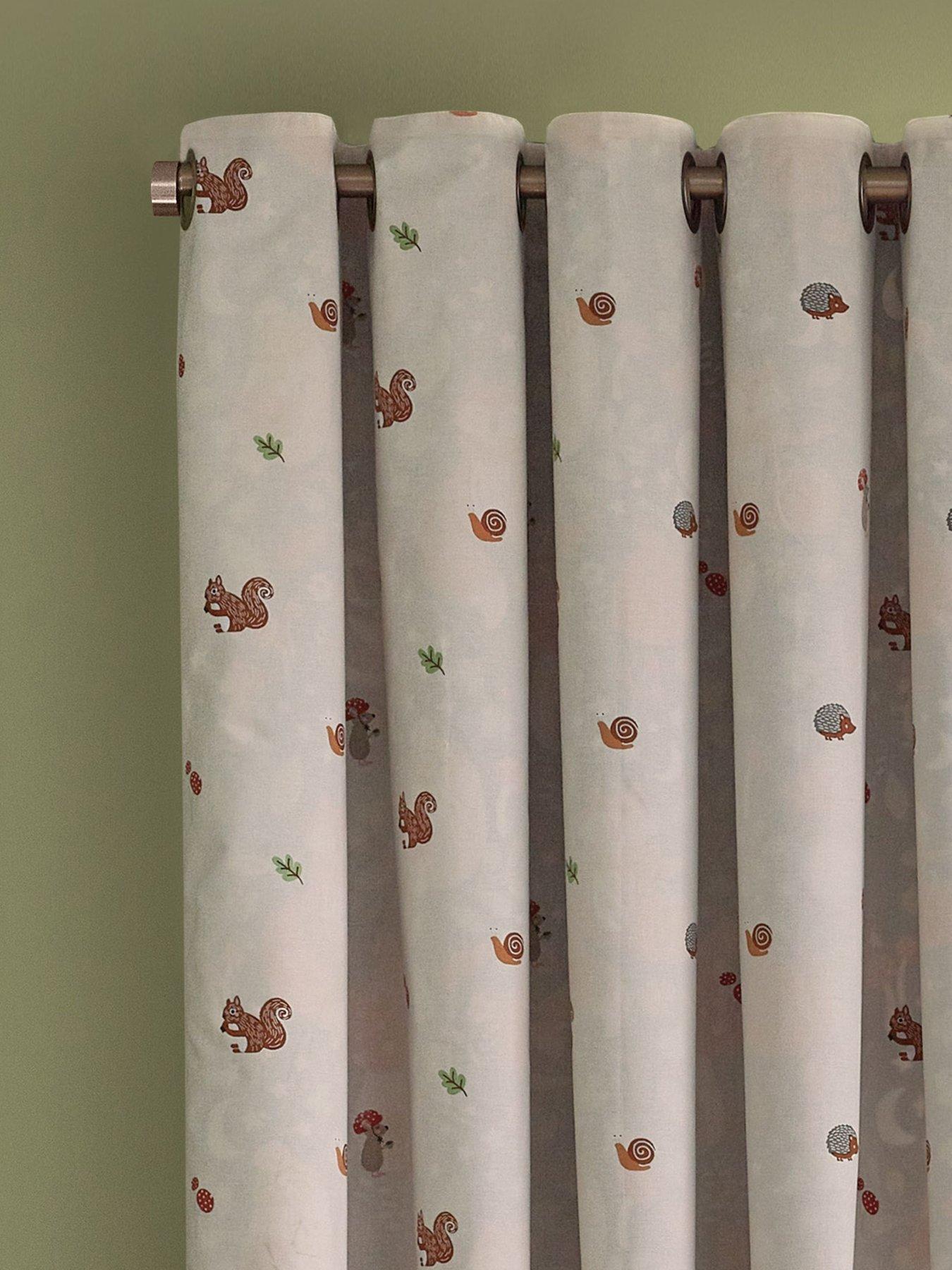 Image 3 of 4 of Catherine Lansfield Fox And Woodland Friends Curtains