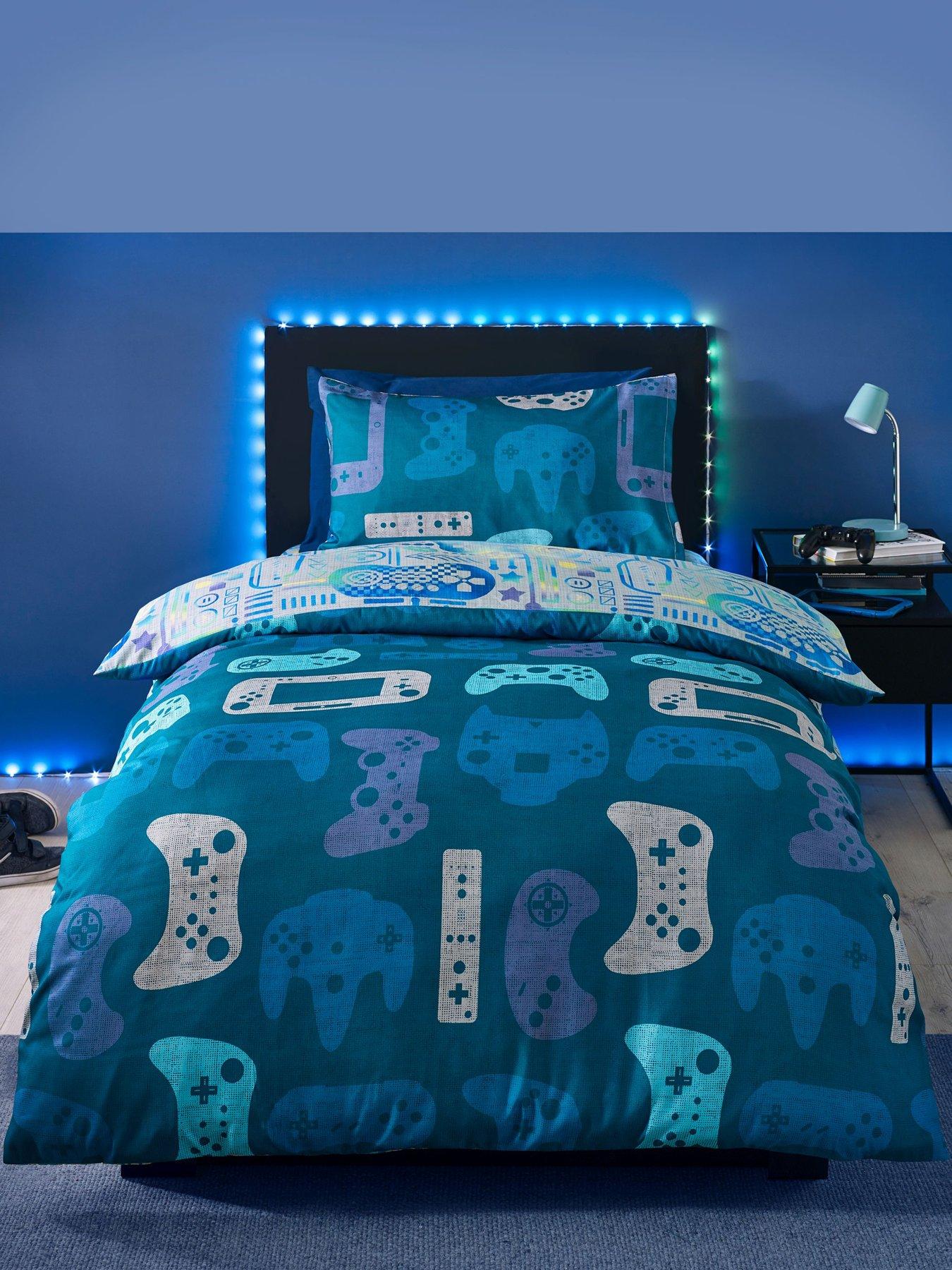 Image 4 of 6 of Catherine Lansfield Gamer So Soft Duvet Set Grey