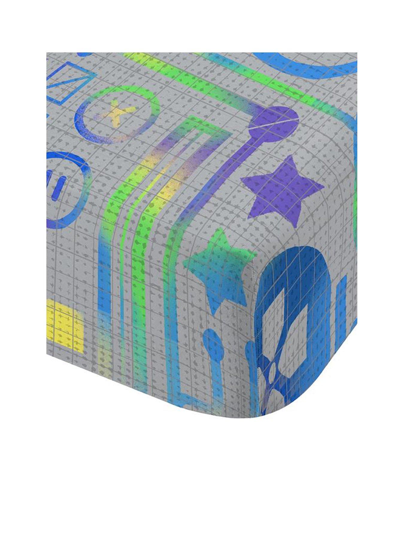 Image 2 of 3 of Catherine Lansfield Gamer So Soft Fitted Sheet Grey