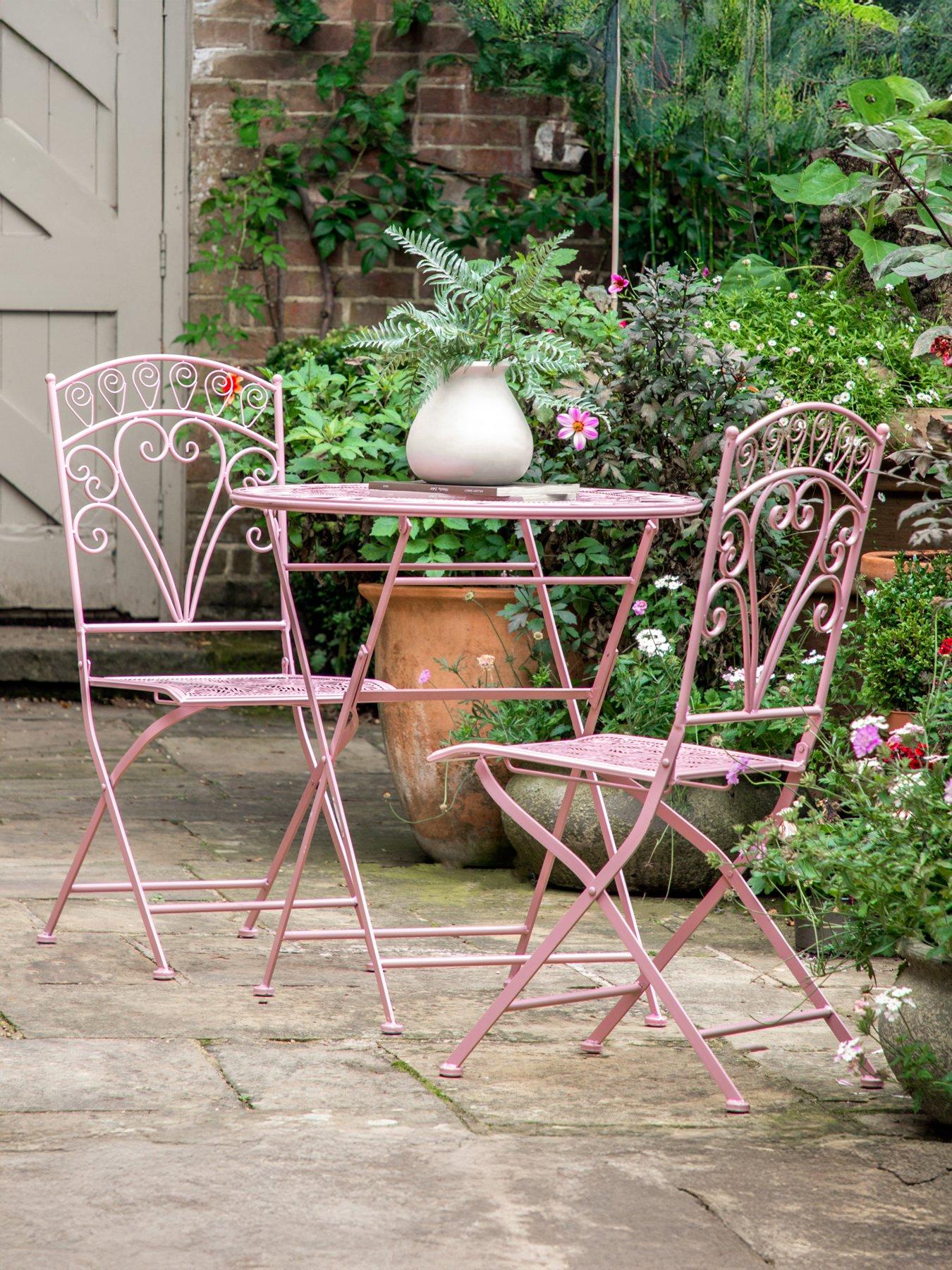 Gallery Direct Brindisi 2 Seater Bistro Set Coral