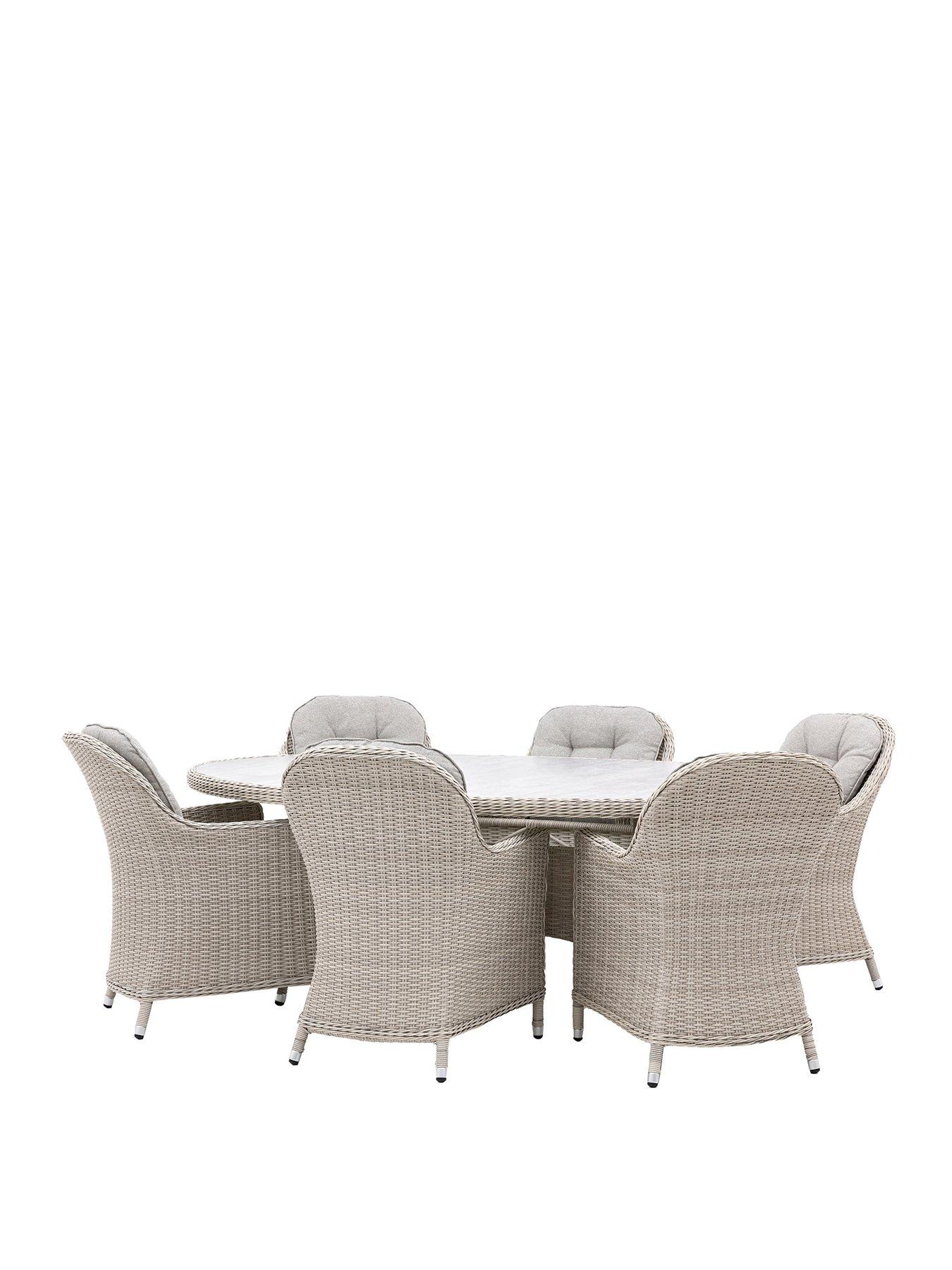 Image 3 of 7 of Gallery Direct Holton 6 Seater Oval Dining Set