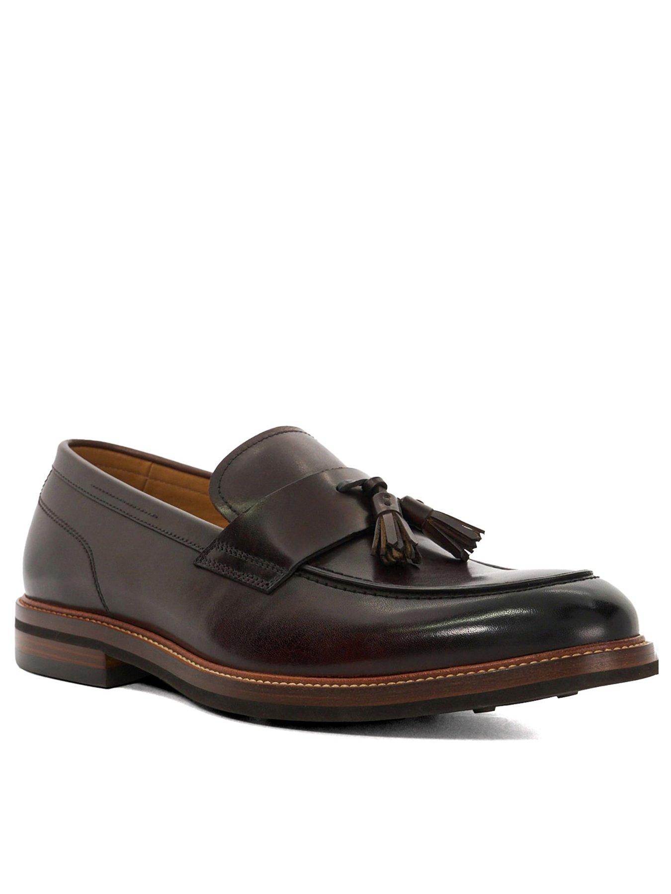 Image 3 of 6 of Dune London Dune Shaw Formal Leather Loafer Shoe