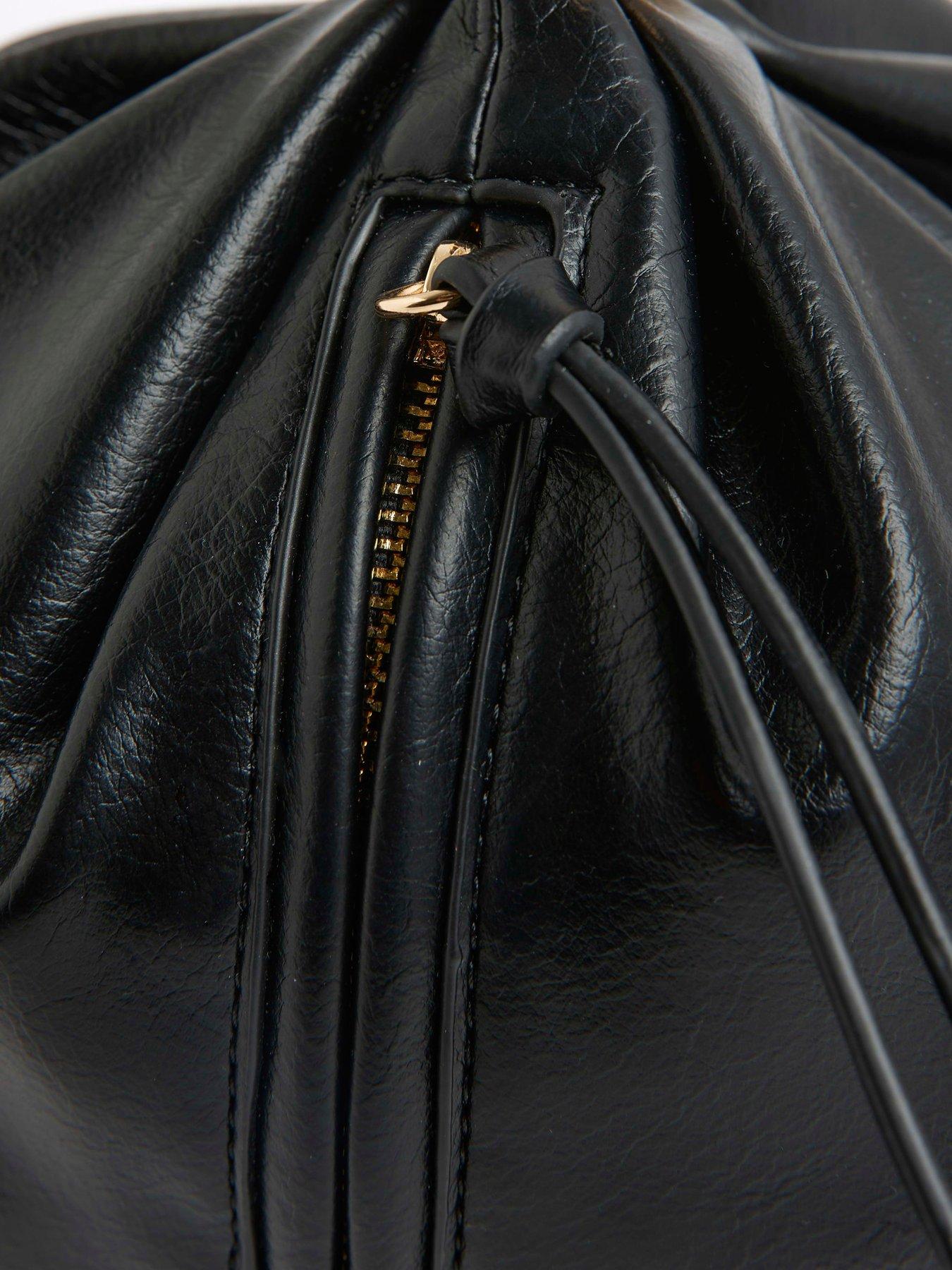 Image 5 of 5 of River Island Metal Grab Bag - Black