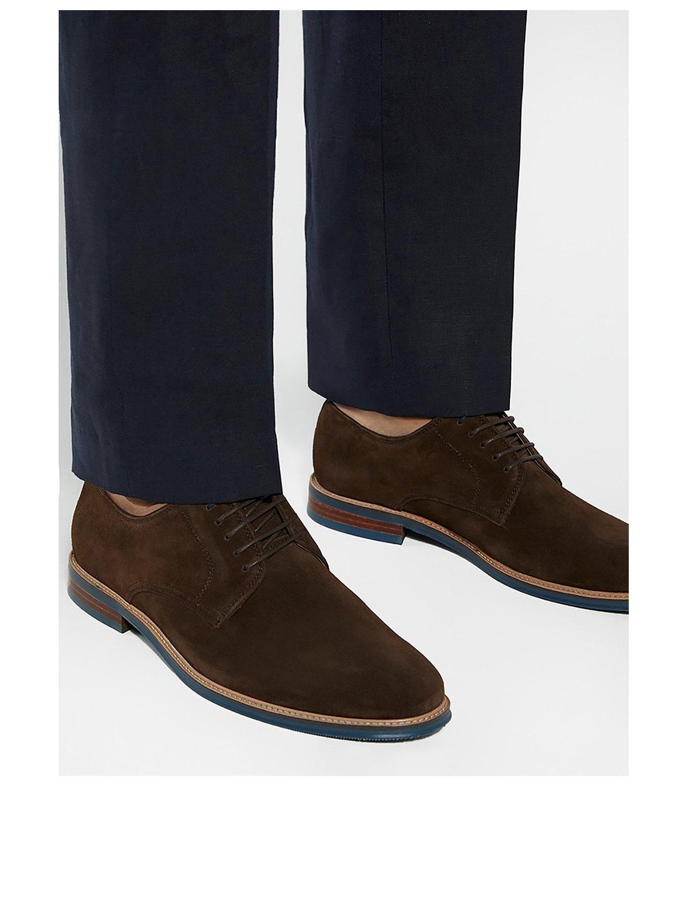 Image 2 of 6 of Dune London Dune Stanley Formal Suede Derby Shoe