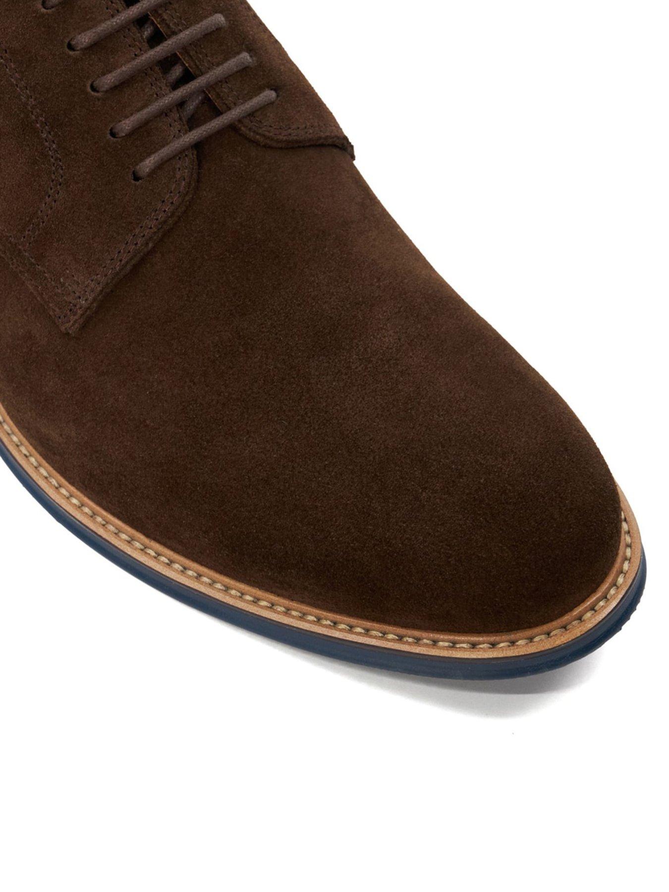 Image 6 of 6 of Dune London Dune Stanley Formal Suede Derby Shoe