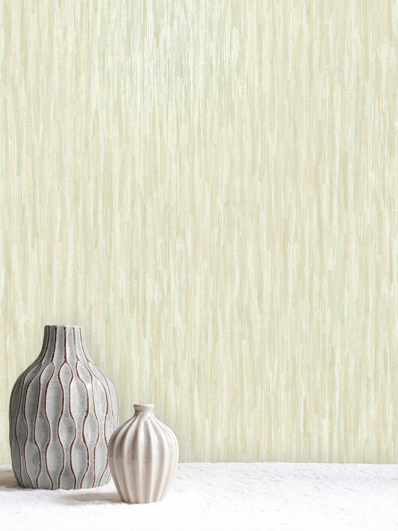 Image 1 of 5 of Rasch Rosalie Texture Wallpaper - Sage