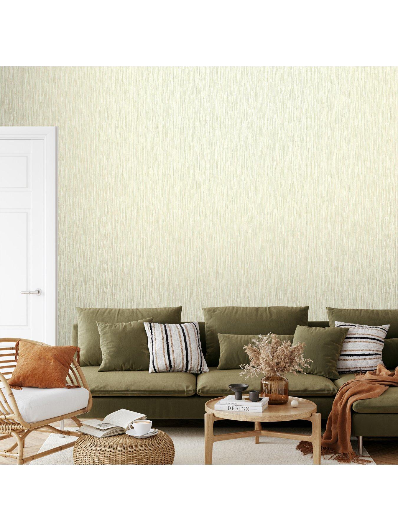 Image 4 of 5 of Rasch Rosalie Texture Wallpaper - Sage