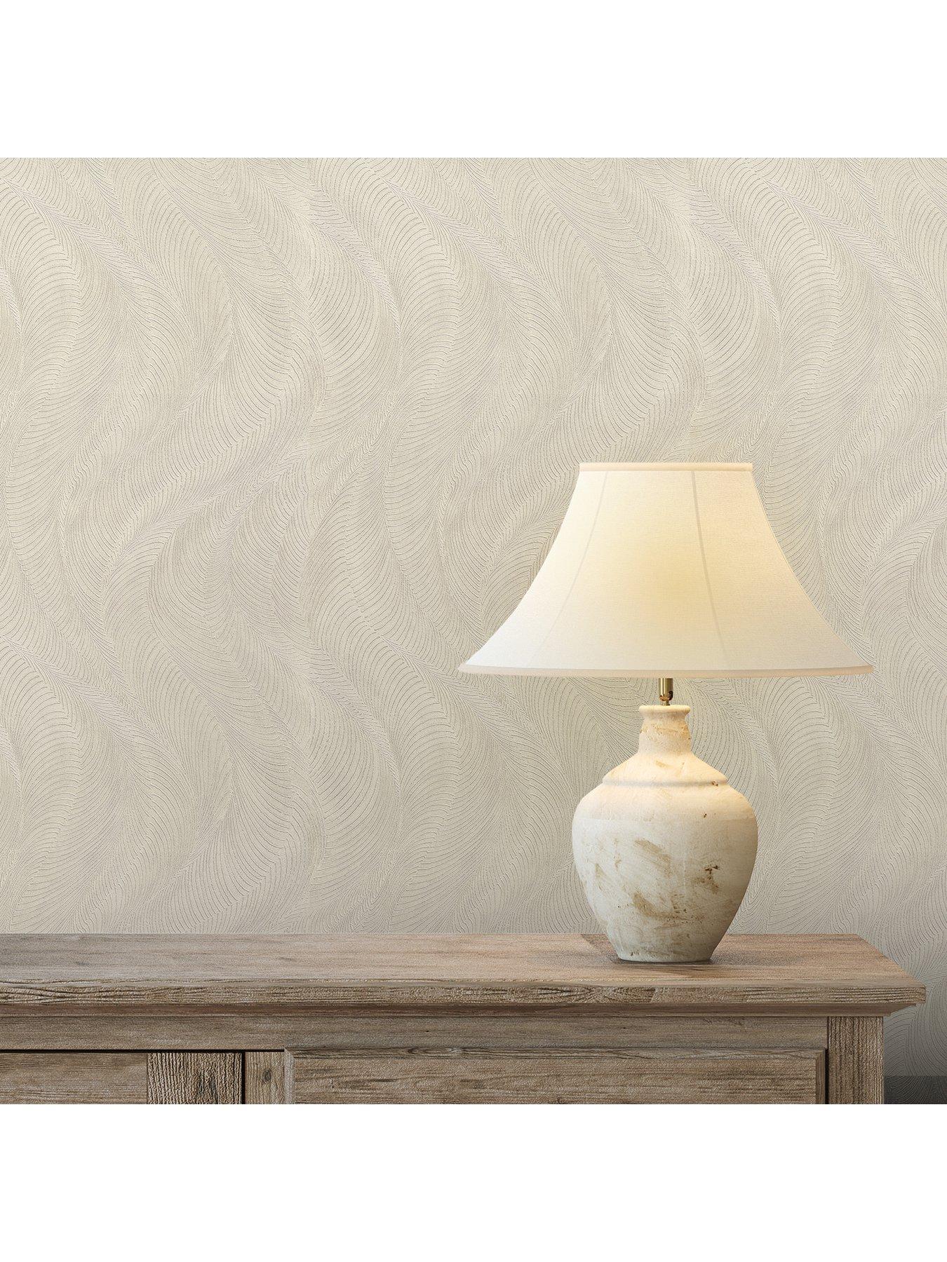 Image 4 of 4 of Rasch Opuenza Wave Wallpaper - Silver