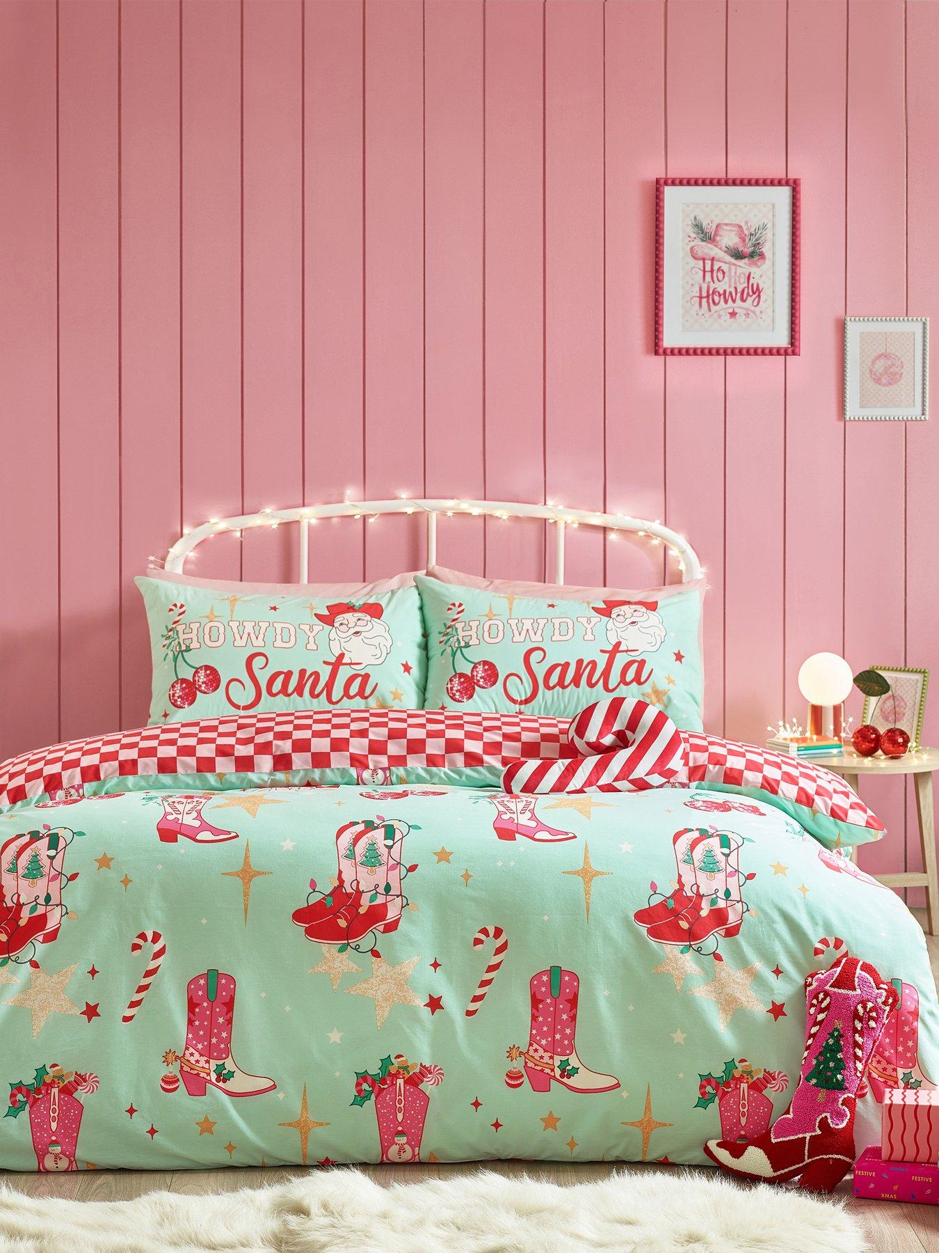 undefined Santas Howdy Christmas Duvet Set
