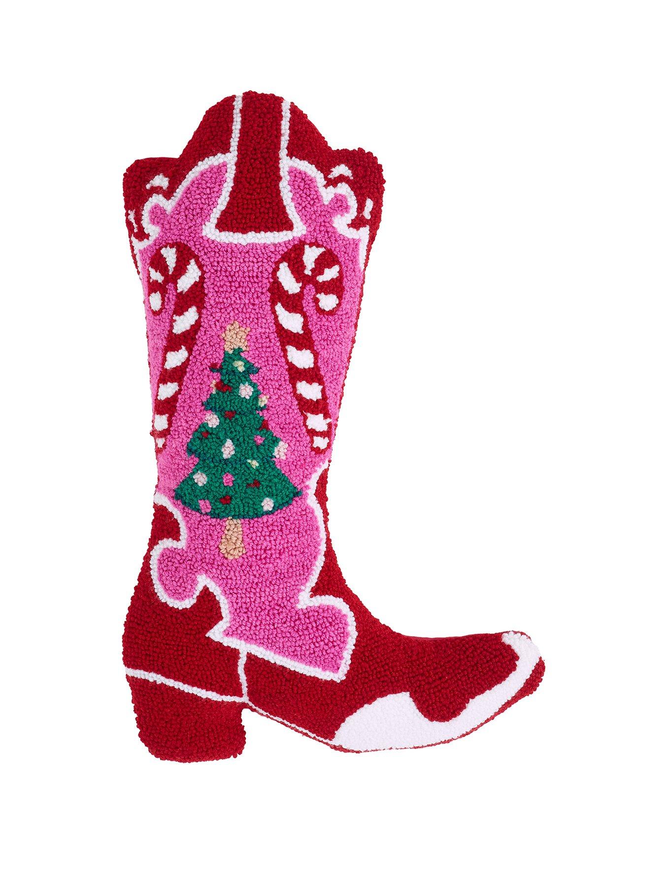 Image 2 of 3 of Catherine Lansfield Santas Howdy Christmas 3D Cushion