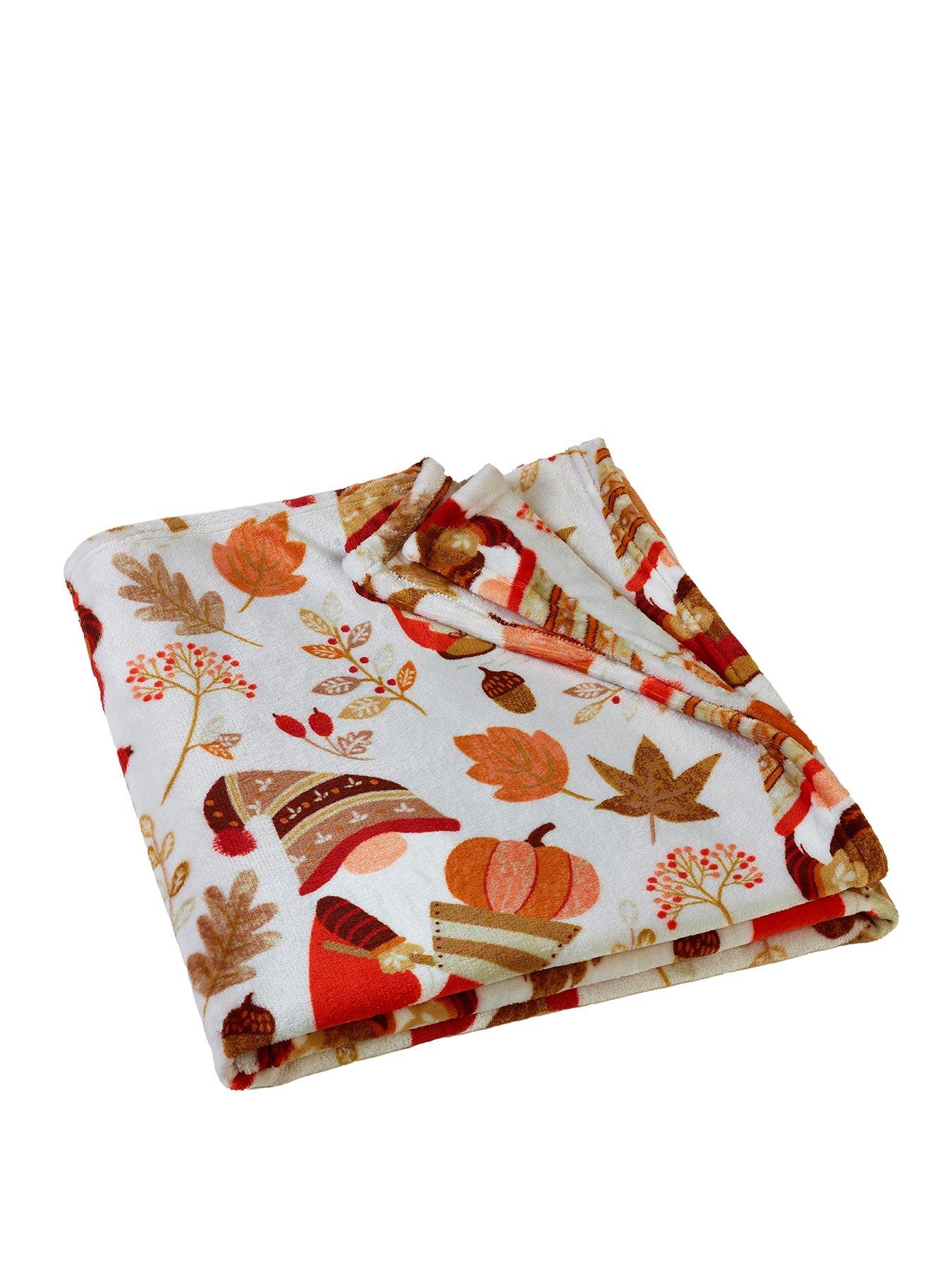 Image 2 of 4 of Catherine Lansfield Woodland Gonks Throw- 130x170cm