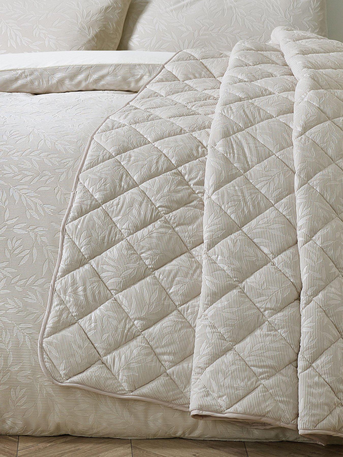 undefined Corded Leaves Bedspread- 240x260cm