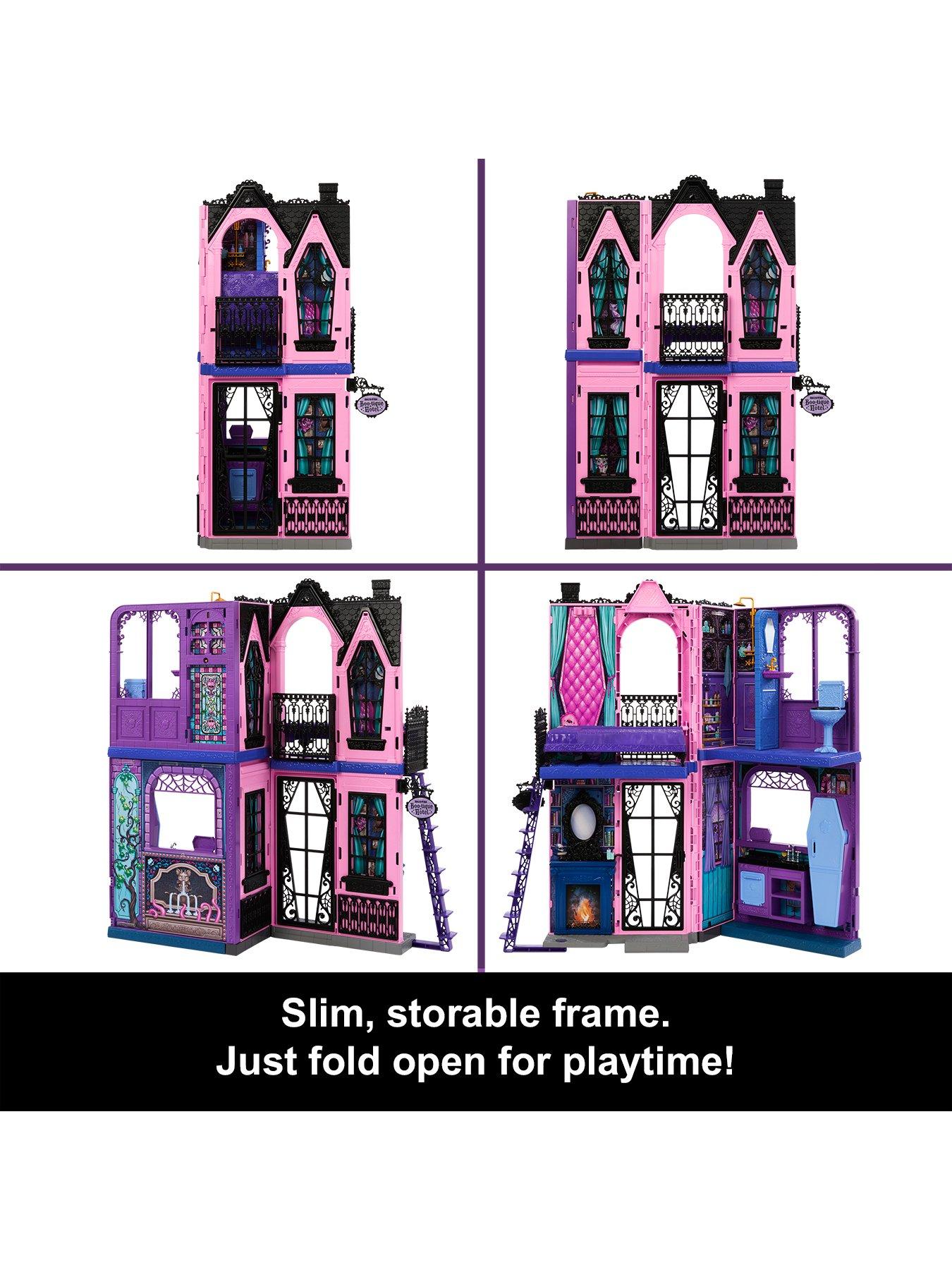 Image 3 of 7 of Monster High Boo-tique Hotel Doll House with Spooky Surprises in Every Room and 13+ Accessories