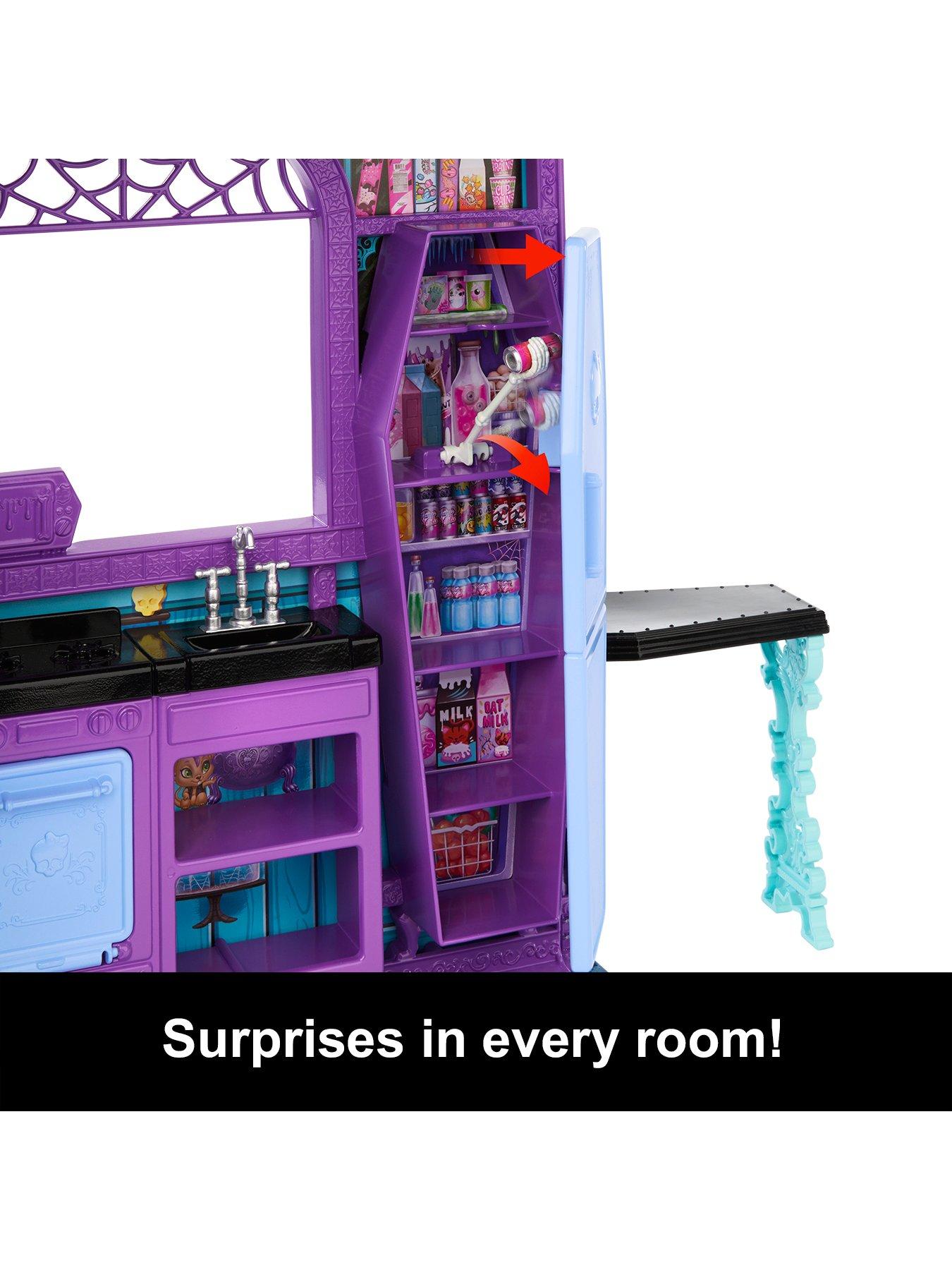 Image 4 of 7 of Monster High Boo-tique Hotel Doll House with Spooky Surprises in Every Room and 13+ Accessories