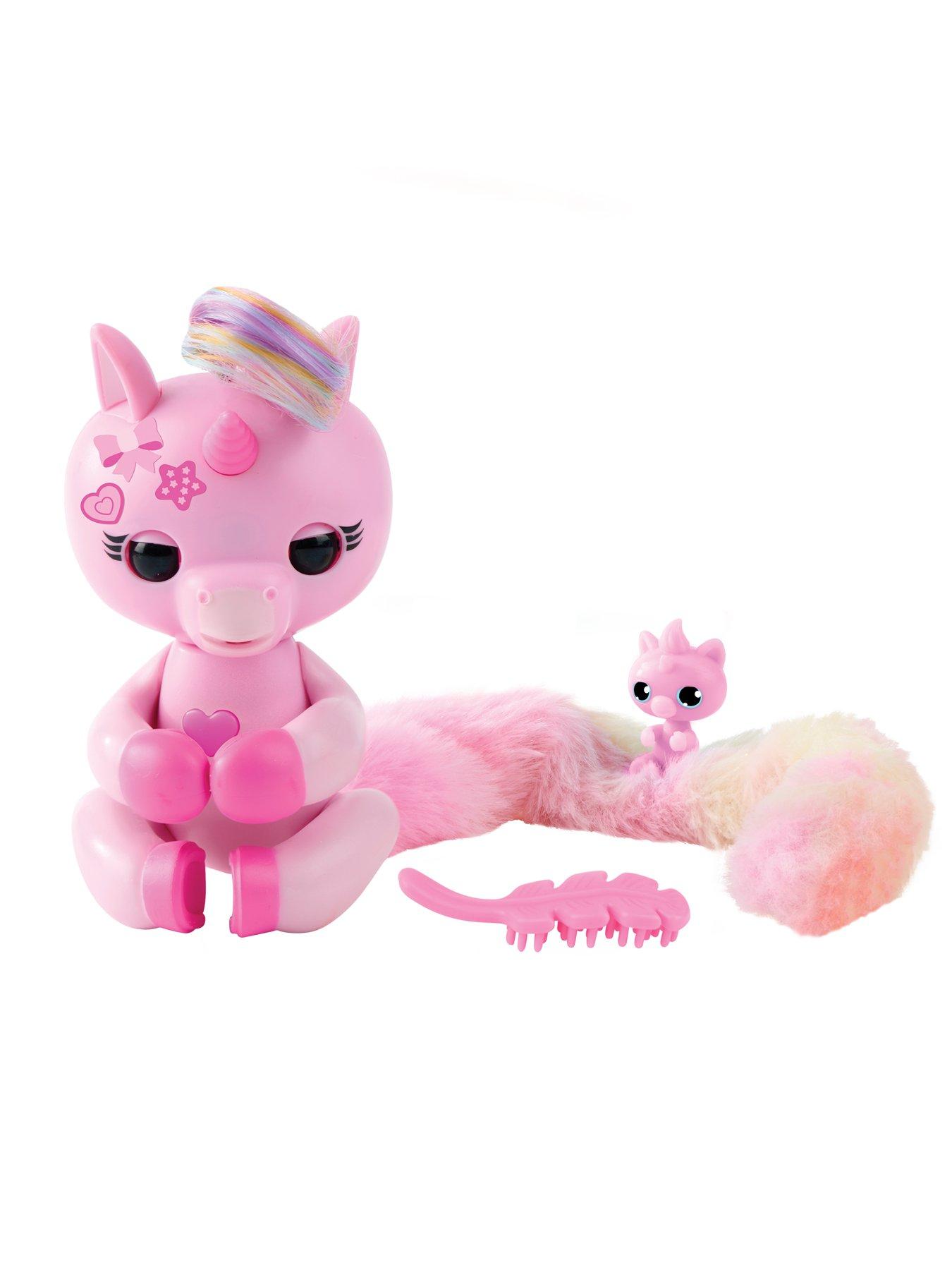Image 3 of 8 of Fingerlings Snuggle Tails Unicorn - Evie