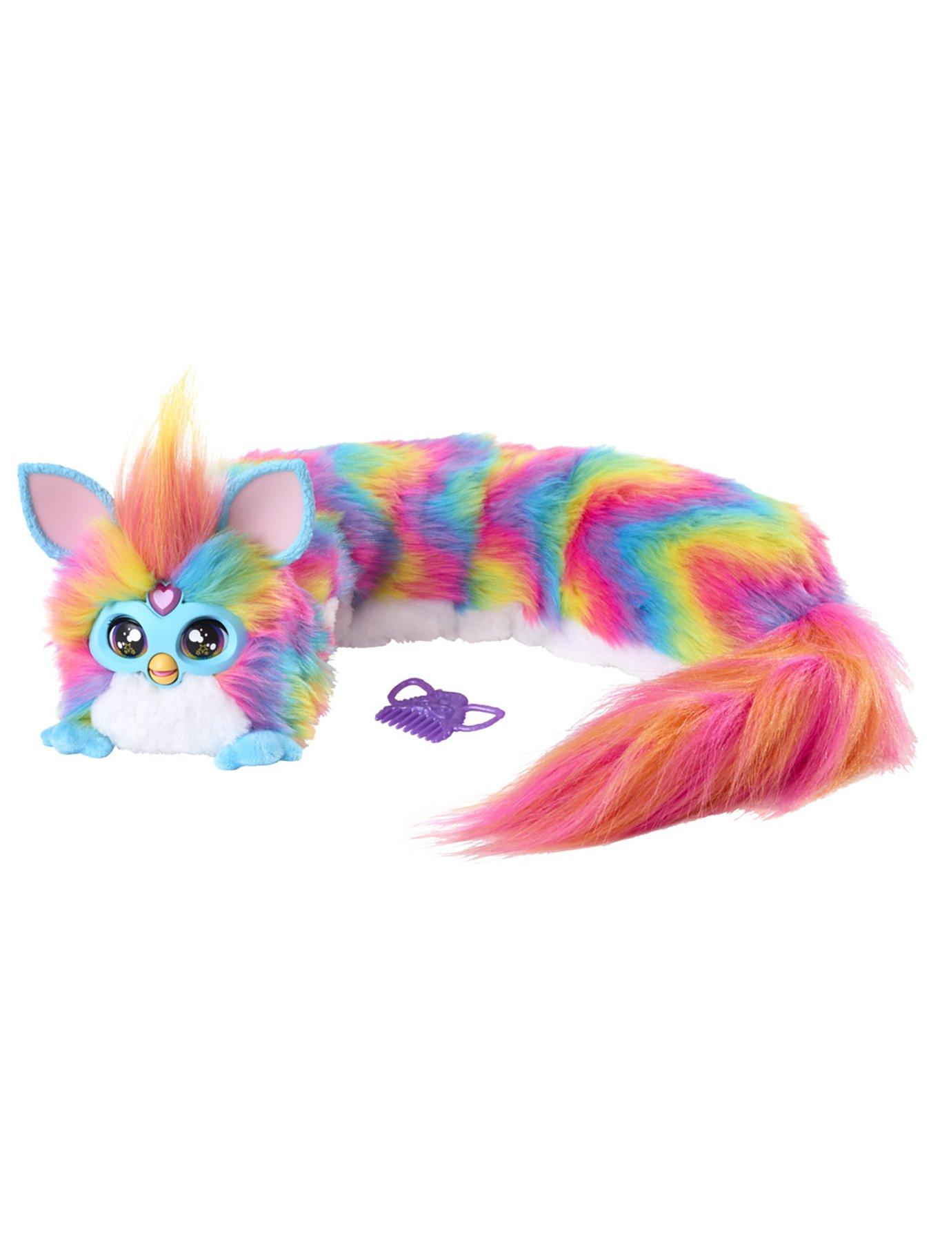 Image 2 of 7 of Furby Interactive DJ Rainbow Plush Toy