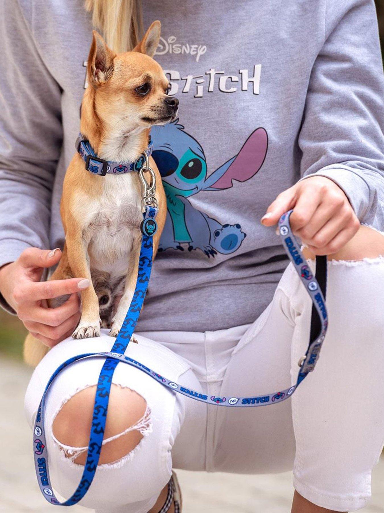undefined Stitch Twin Set Dog Premium Collar S/M And Premium Lead