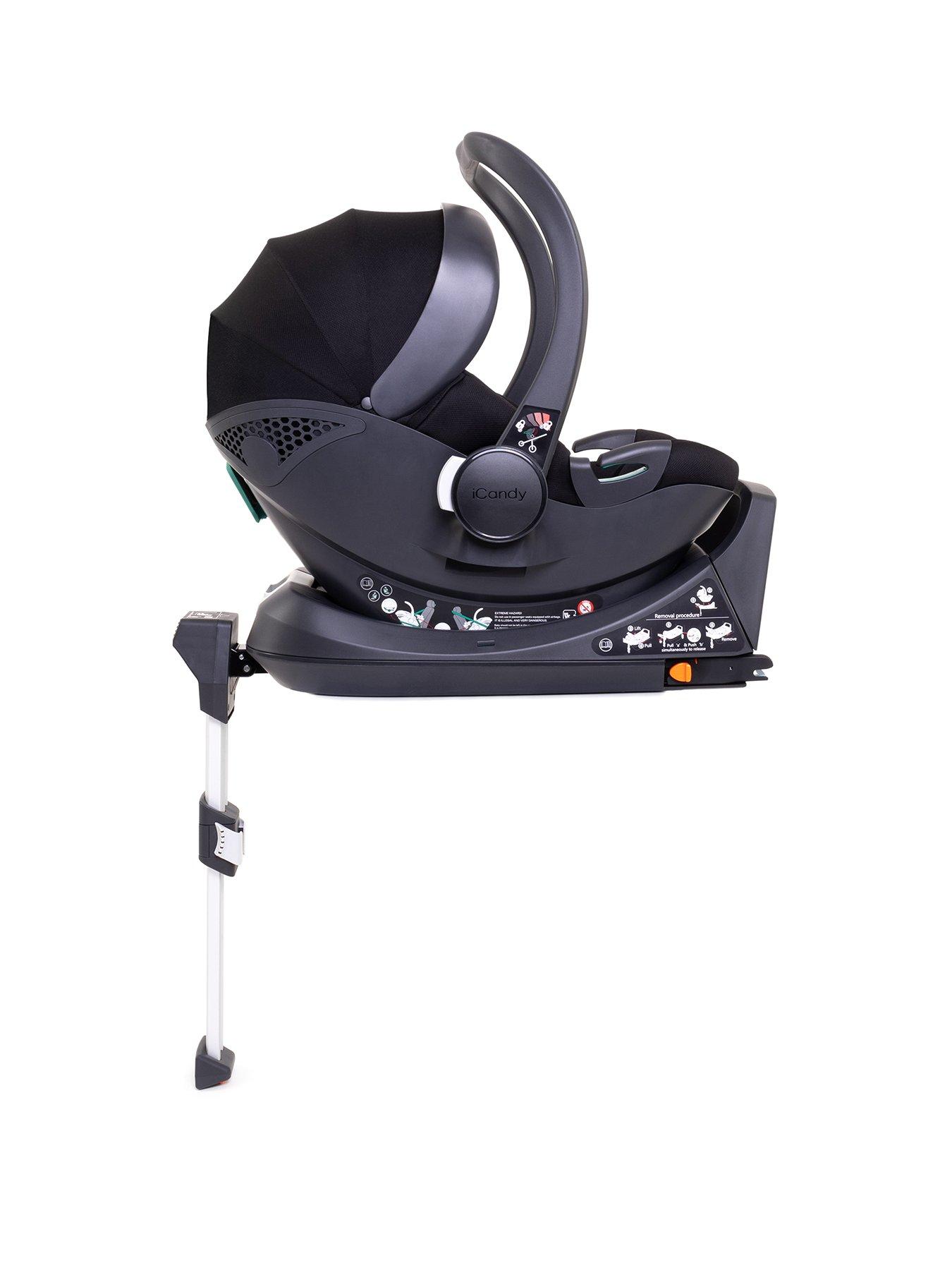 Image 3 of 6 of iCandy Pip Travel System with Black Cocoon Car Seat Base & Adapters - Black