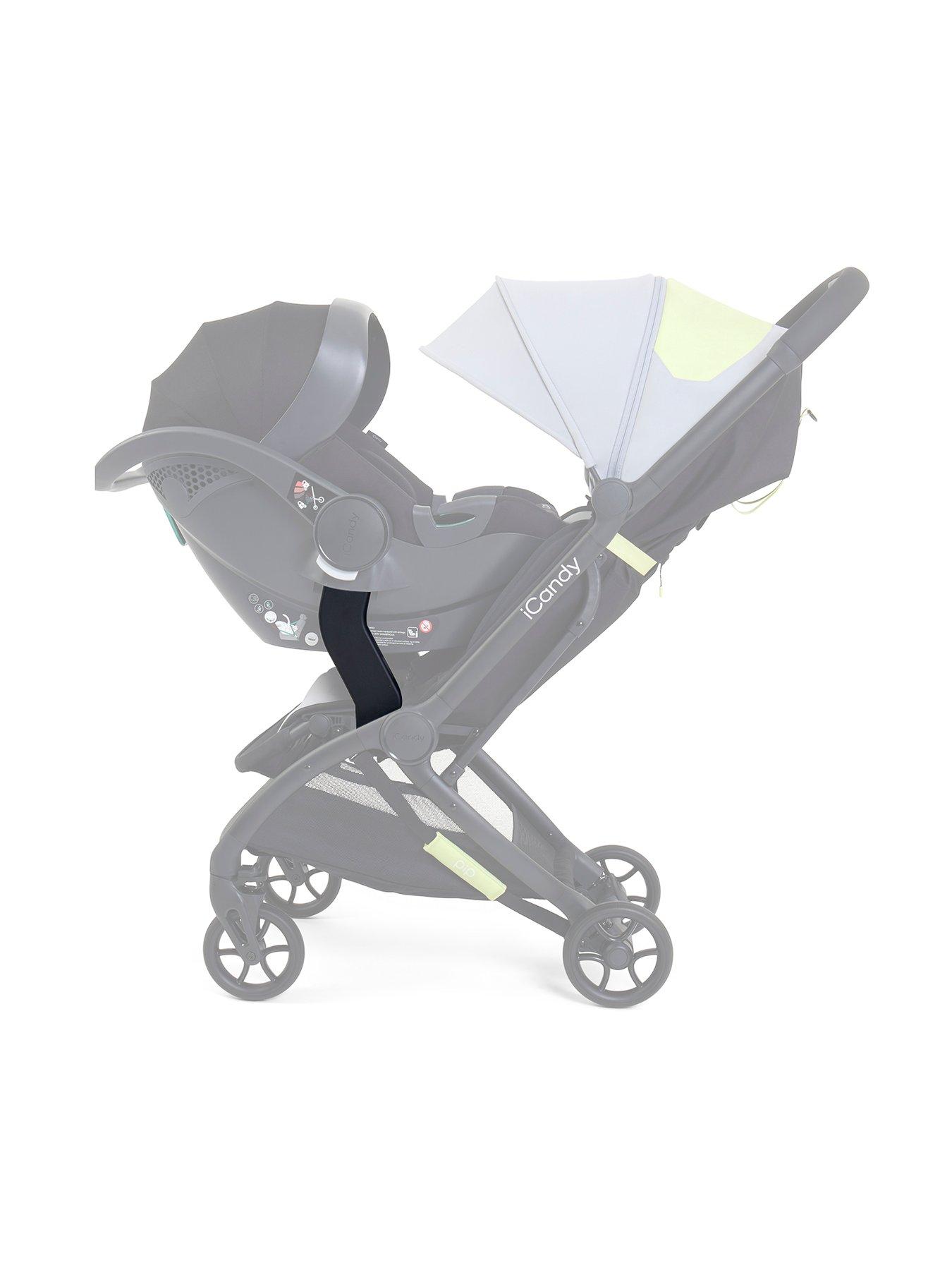 Image 4 of 6 of iCandy Pip Travel System with Black Cocoon Car Seat Base & Adapters - Black