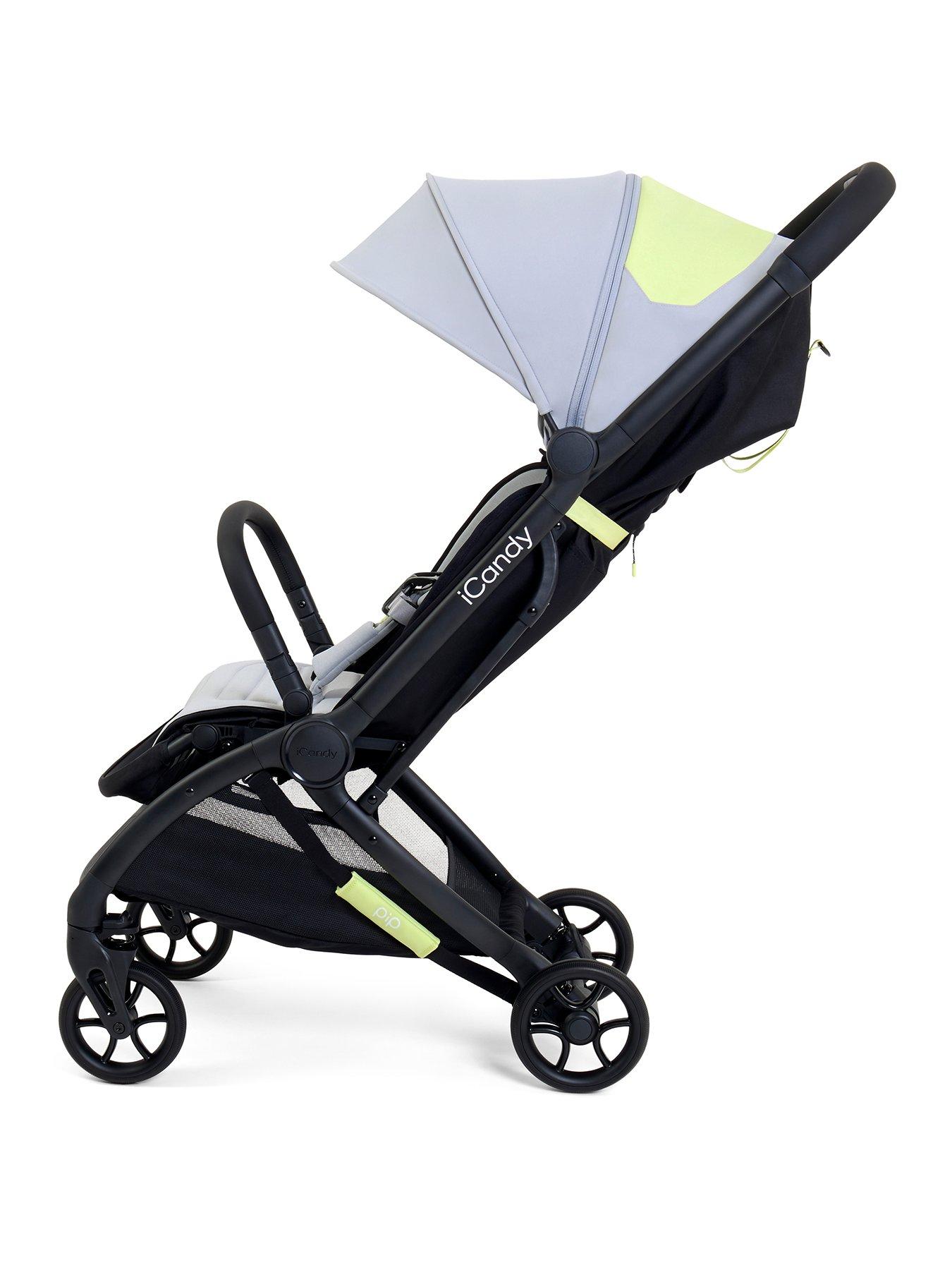 Image 3 of 7 of iCandy PIP Travel System with Black Cocoon Car Seat - Limestone