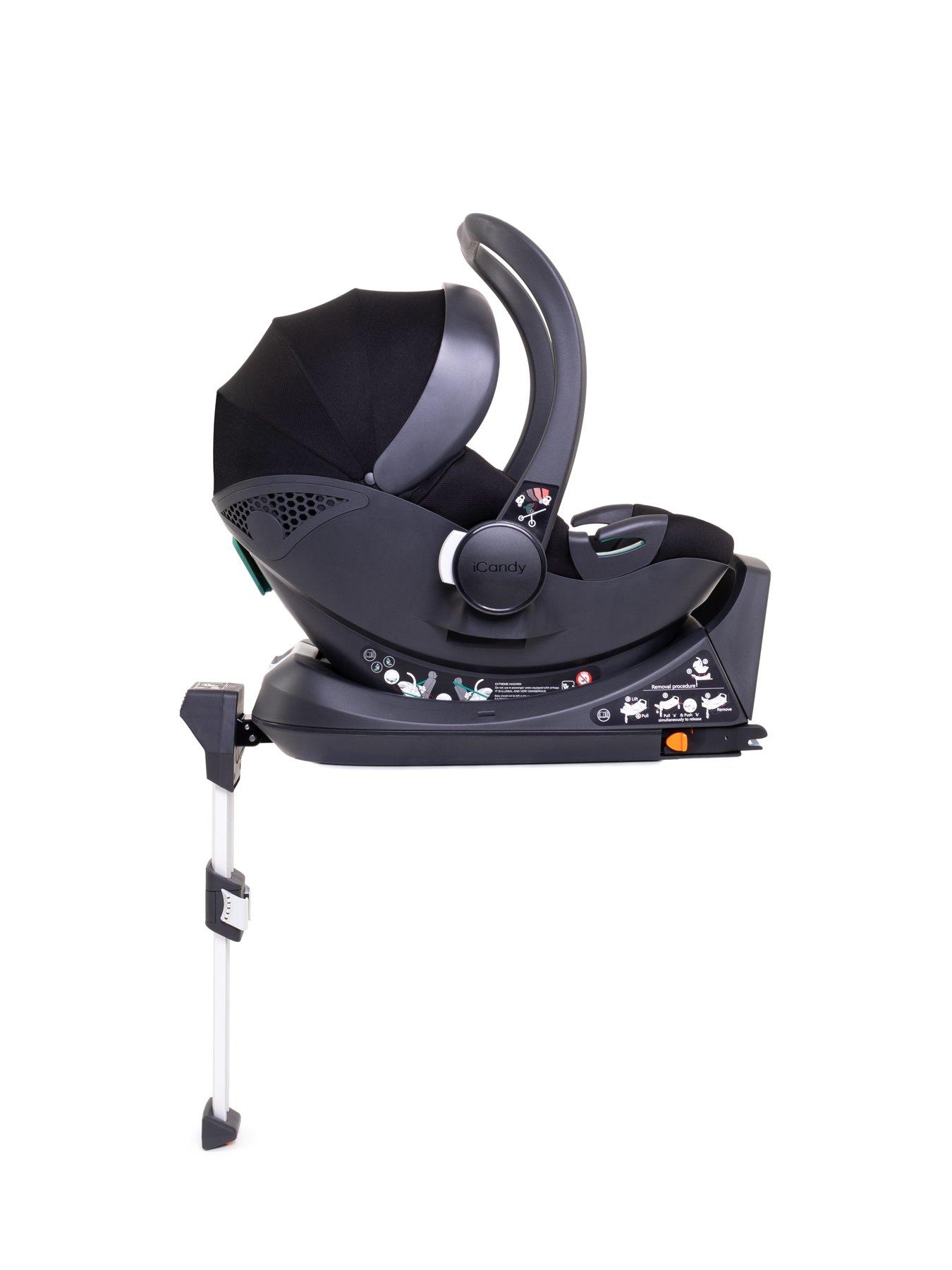 Image 4 of 7 of iCandy PIP Travel System with Black Cocoon Car Seat - Limestone