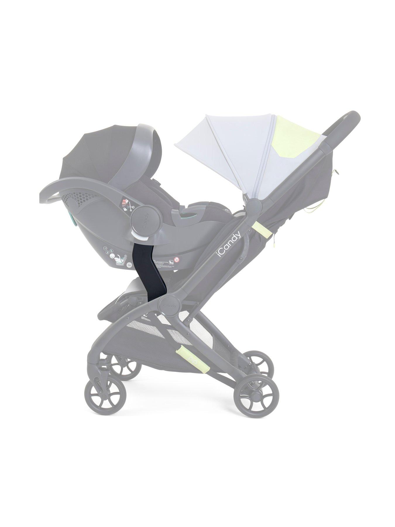 Image 7 of 7 of iCandy PIP Travel System with Black Cocoon Car Seat - Limestone
