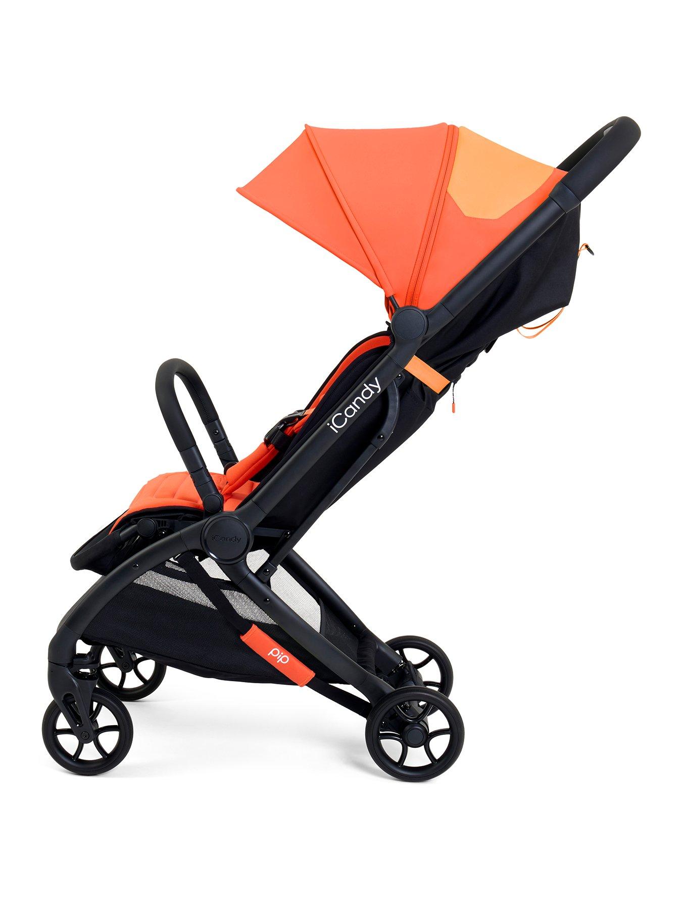 Image 3 of 6 of iCandy PIP Travel System with Black Cocoon Car Seat - Sunset Orange