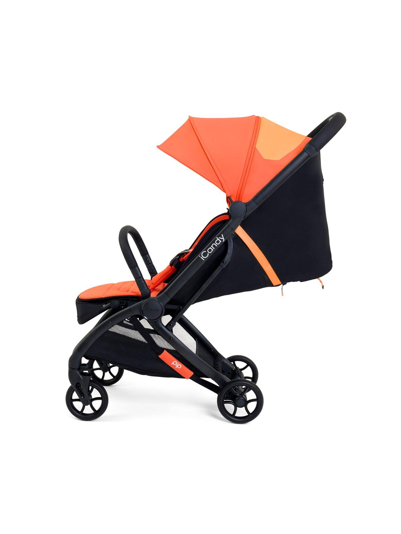 Image 4 of 6 of iCandy PIP Travel System with Black Cocoon Car Seat - Sunset Orange