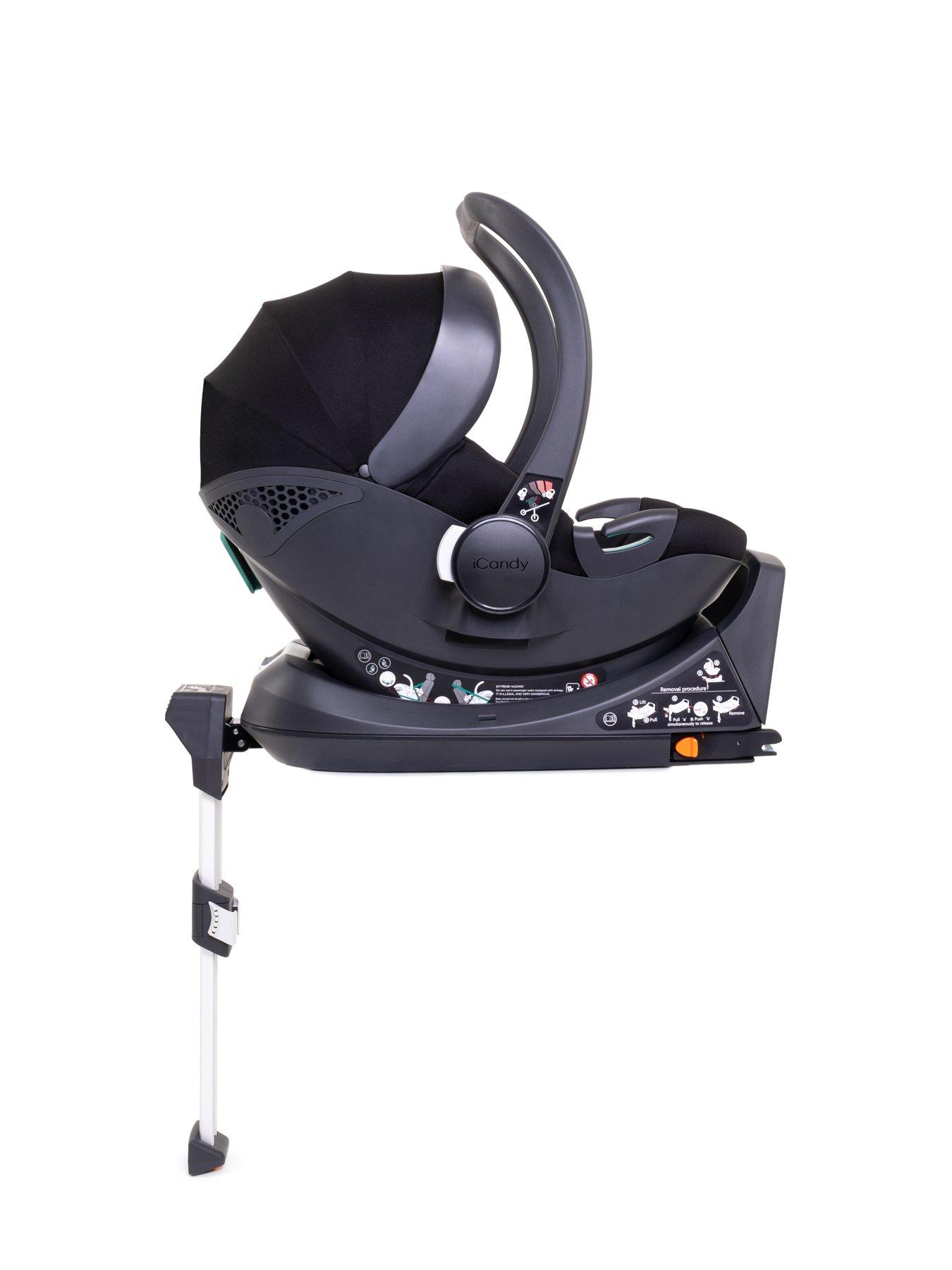  image of icandy-pip-travel-system-with-black-cocoon-car-seat-latte-pound50-car-seat-bundle-saving